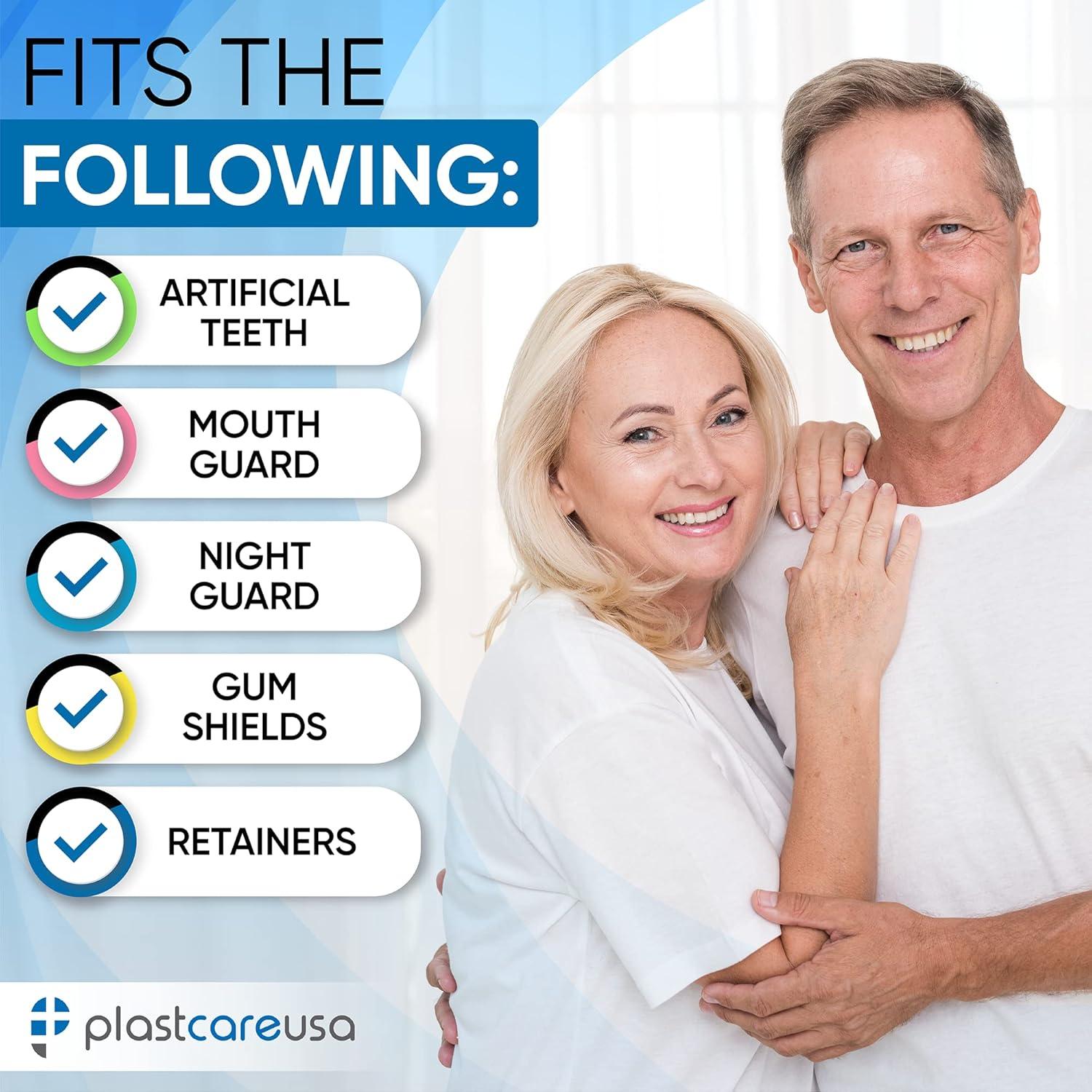 Paquete de 30 Estuches para Dentaduras PlastCare USA - Almacenamiento Discreto