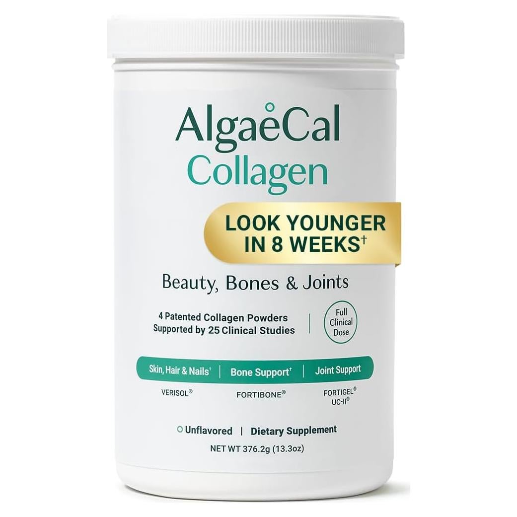 Colágeno Hidrolizado AlgaeCal 30 Porciones Anti-Envejecimiento