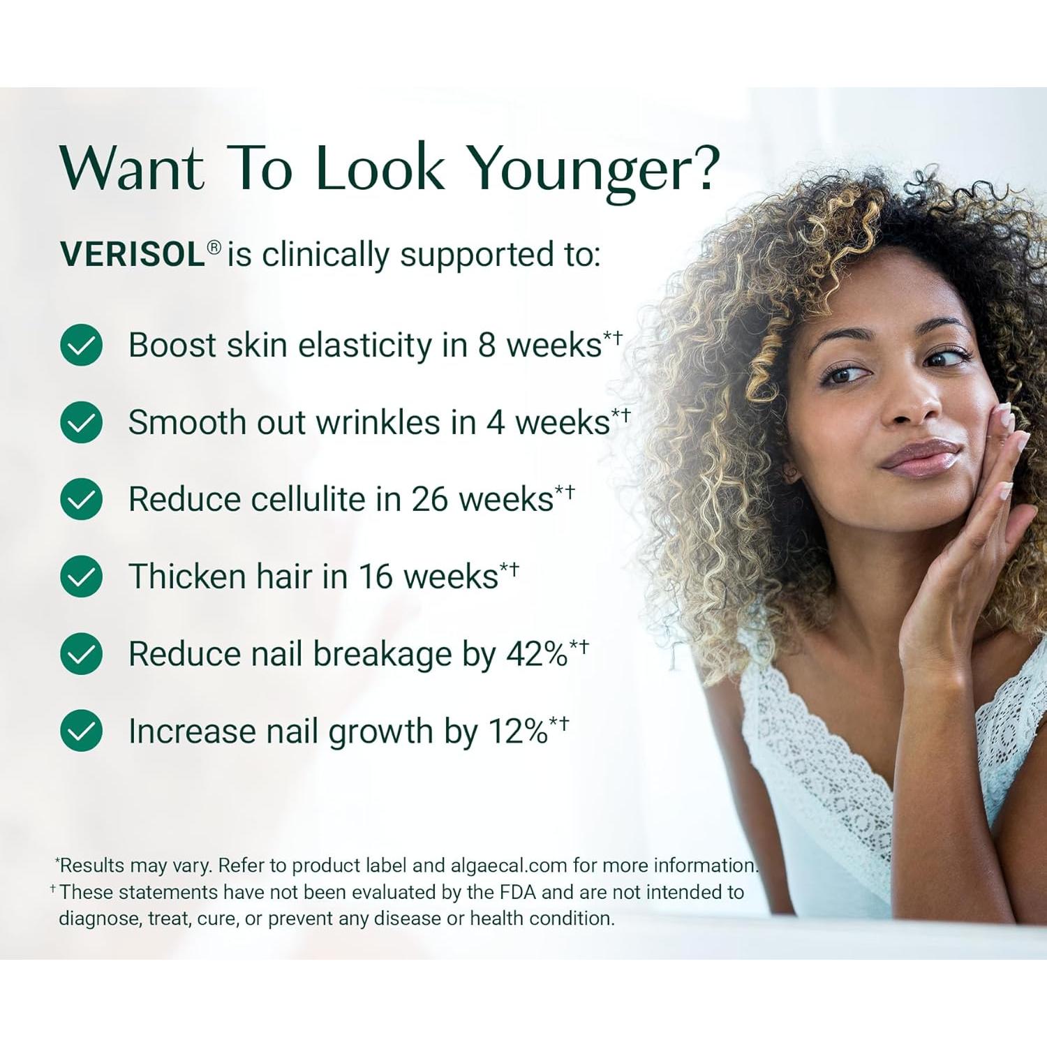 Colágeno Hidrolizado AlgaeCal 30 Porciones Anti-Envejecimiento