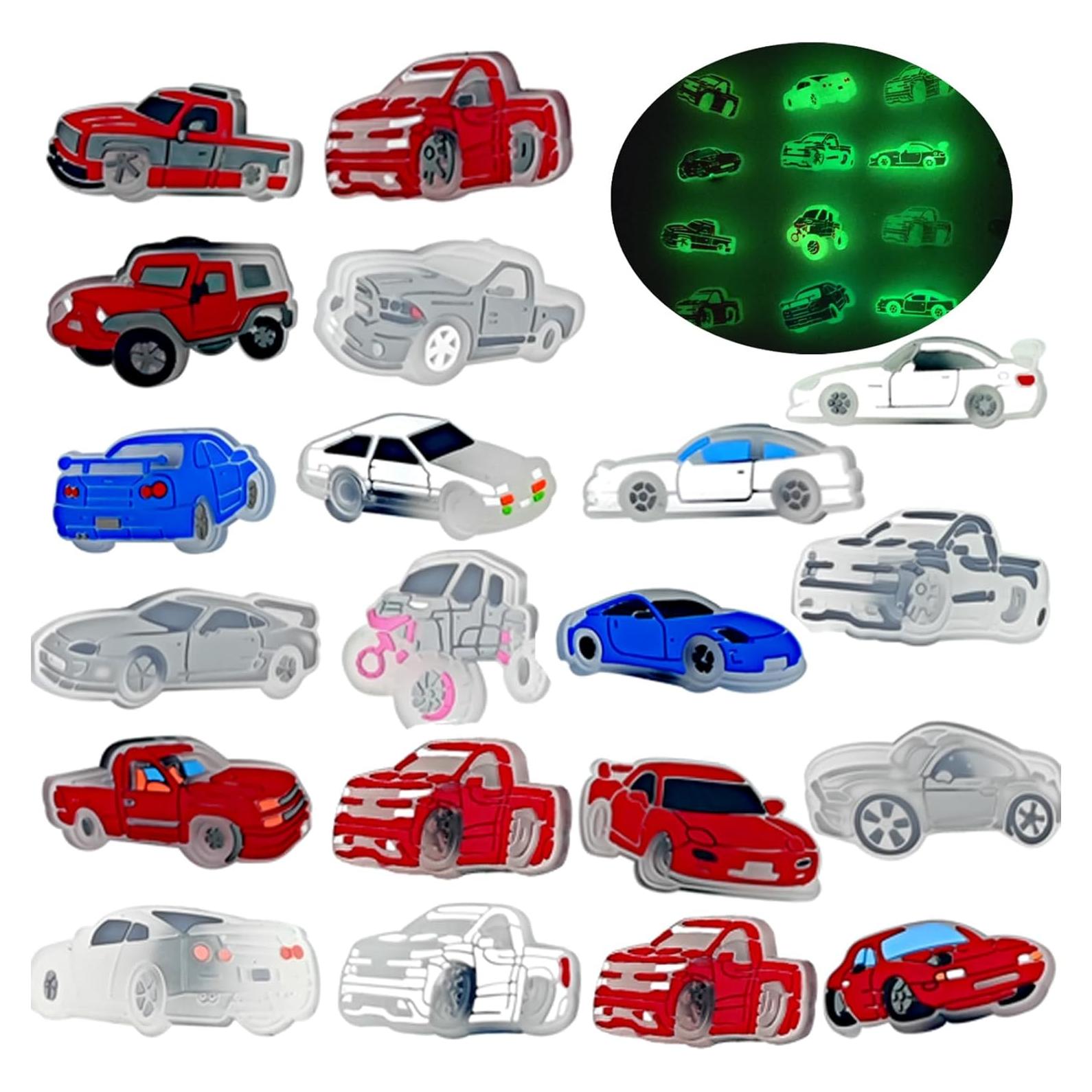 Encantos para Zapatos LZDICITARU 20 Piezas Brillan en la Oscuridad