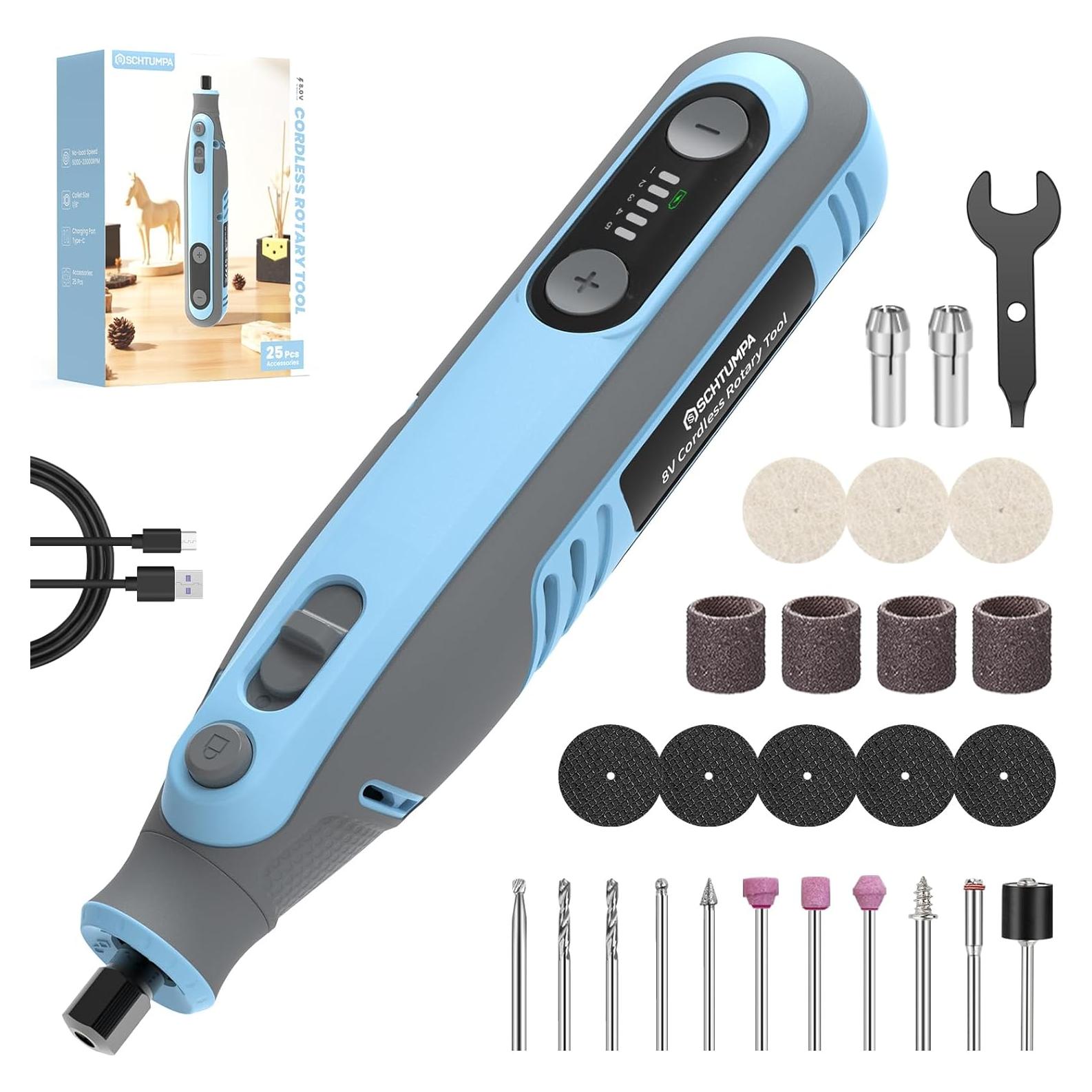 Herramienta Rotativa Inalámbrica SCHTUMPA 8V 5 Velocidades 0.62kg