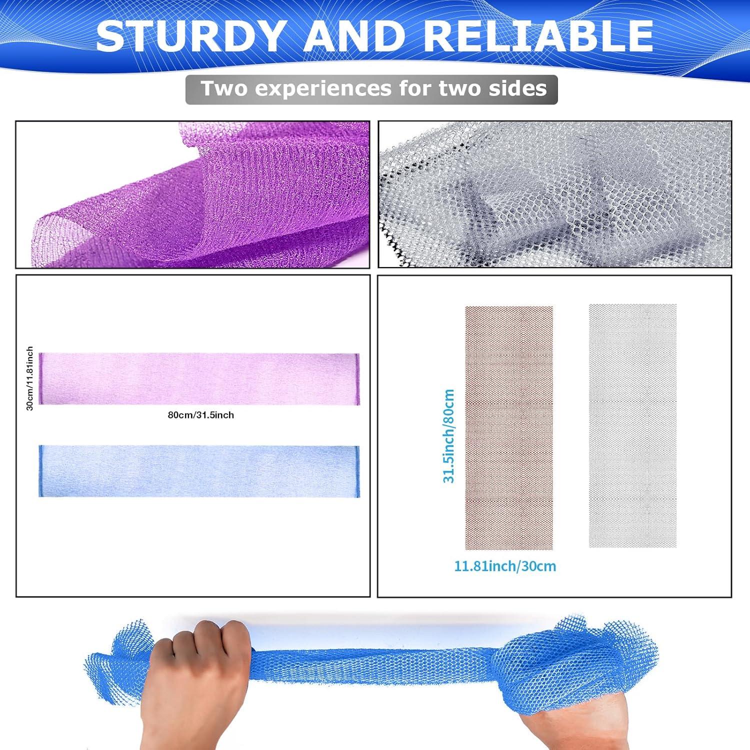 Esponja de Red Africana SpiralScgv 4 Piezas Exfoliantes 30x80cm