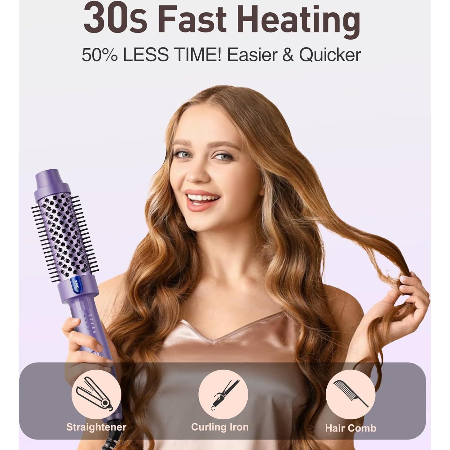 Cepillo Térmico Tresses Touch 1.5" Cerámica Iónica 5 Temperaturas