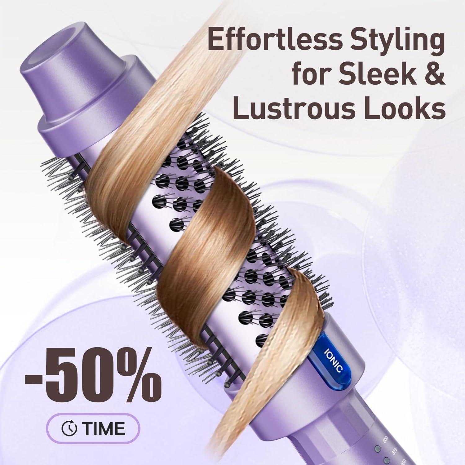 Cepillo Térmico Tresses Touch 1.5" Cerámica Iónica 5 Temperaturas