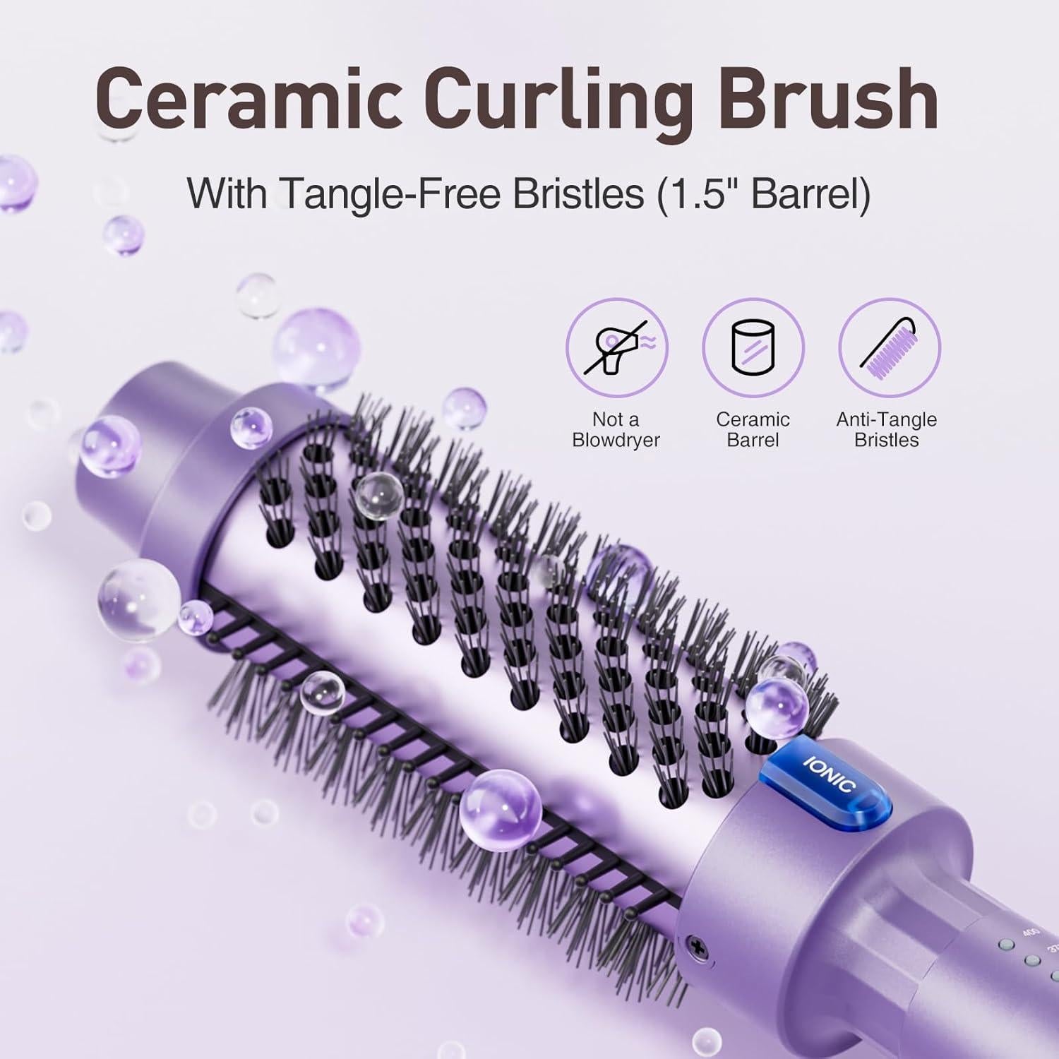 Cepillo Térmico Tresses Touch 1.5" Cerámica Iónica 5 Temperaturas