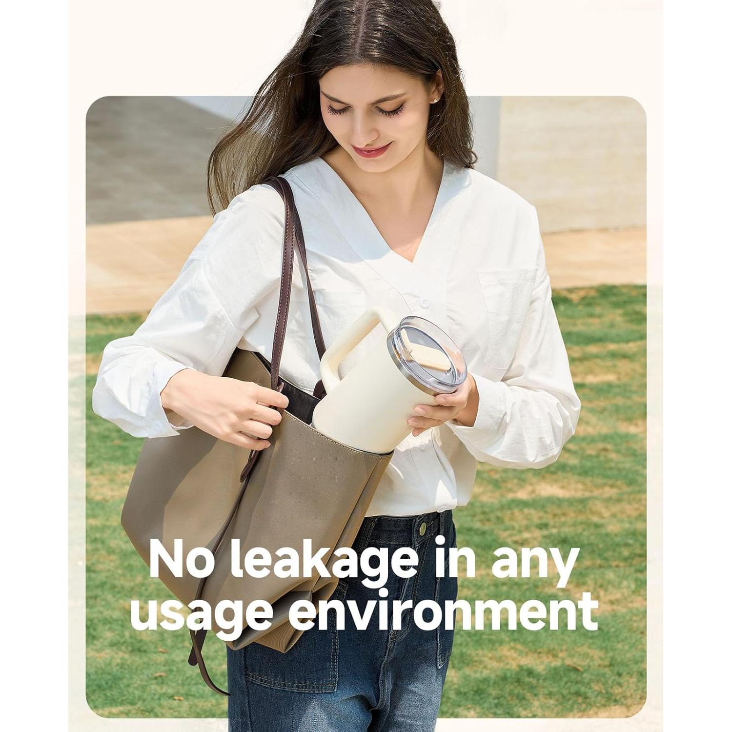 Tapa con Popote Plegable Skyease para Stanley 40oz - A Prueba de Fugas