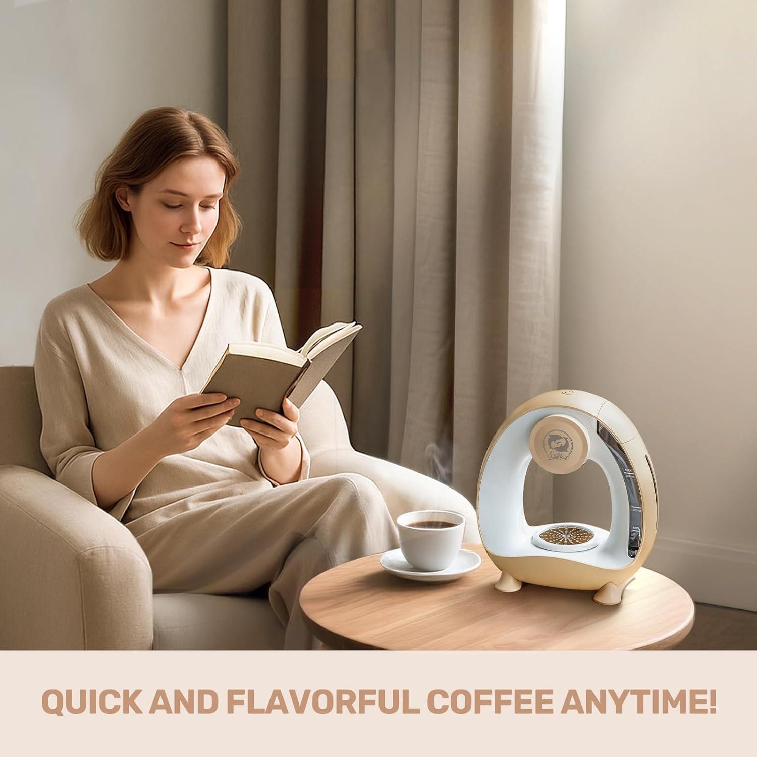 Cafetera de una sola porción i Cafilas MINI Q 1400W Champán