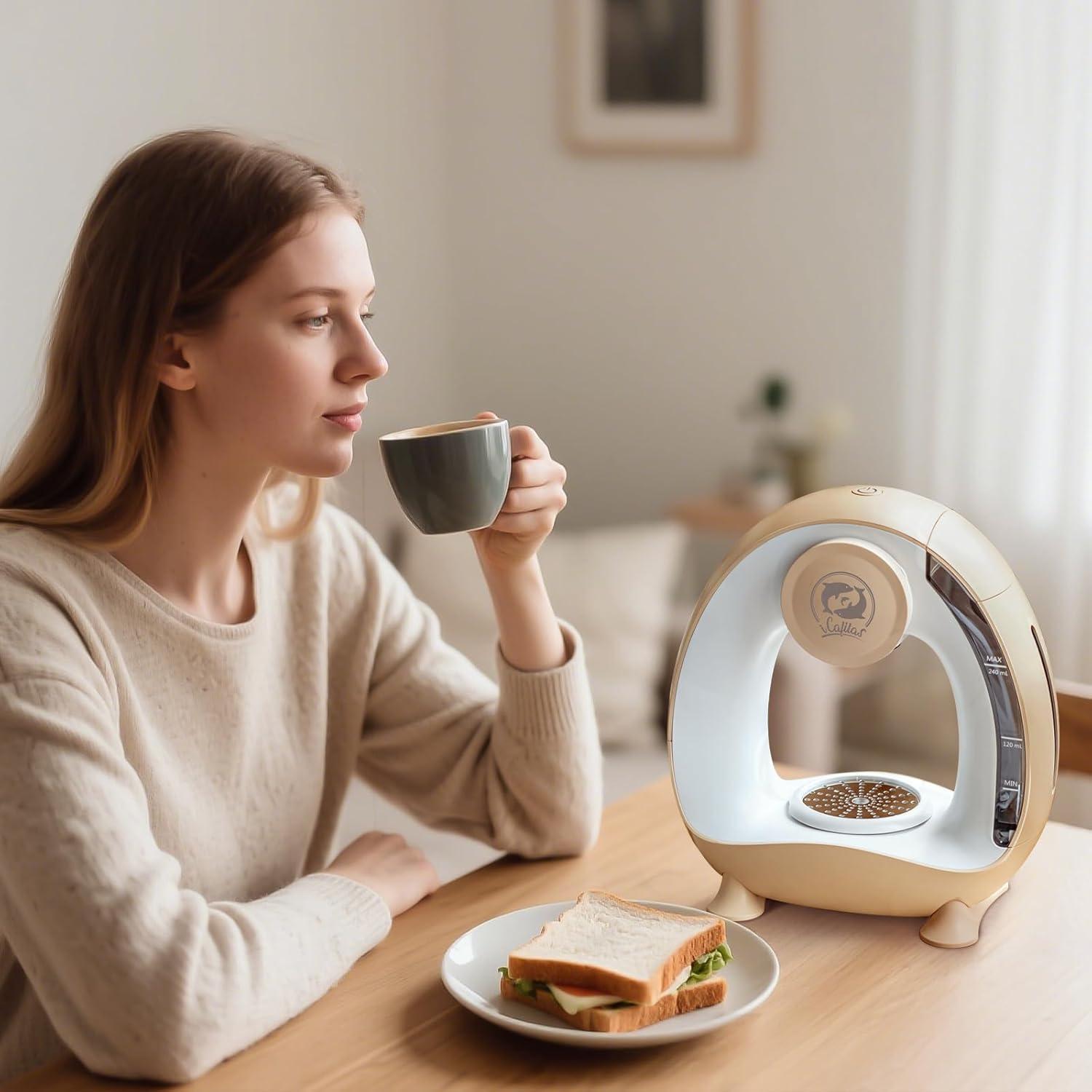 Cafetera de una sola porción i Cafilas MINI Q 1400W Champán