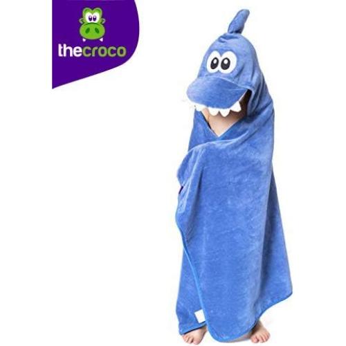 Toalla con Capucha TheCroco 100% Algodón Azul 71x124 cm