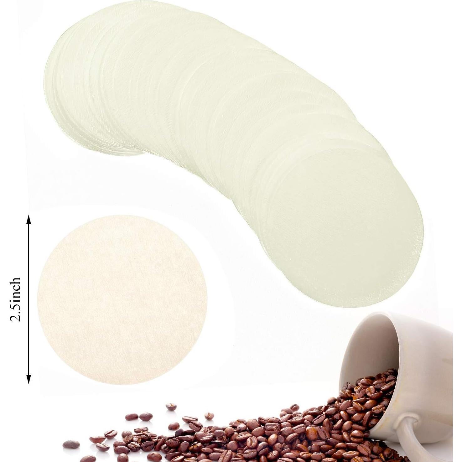 Filtros de papel Outus para café Aeropress 500 piezas 6.35 cm