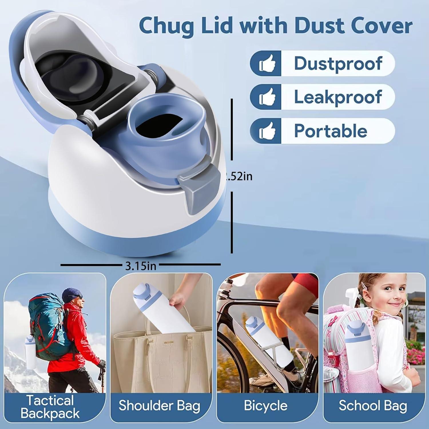 Tapa de Reemplazo NIGRITY para Botellas Owala Freesip 25oz Azul