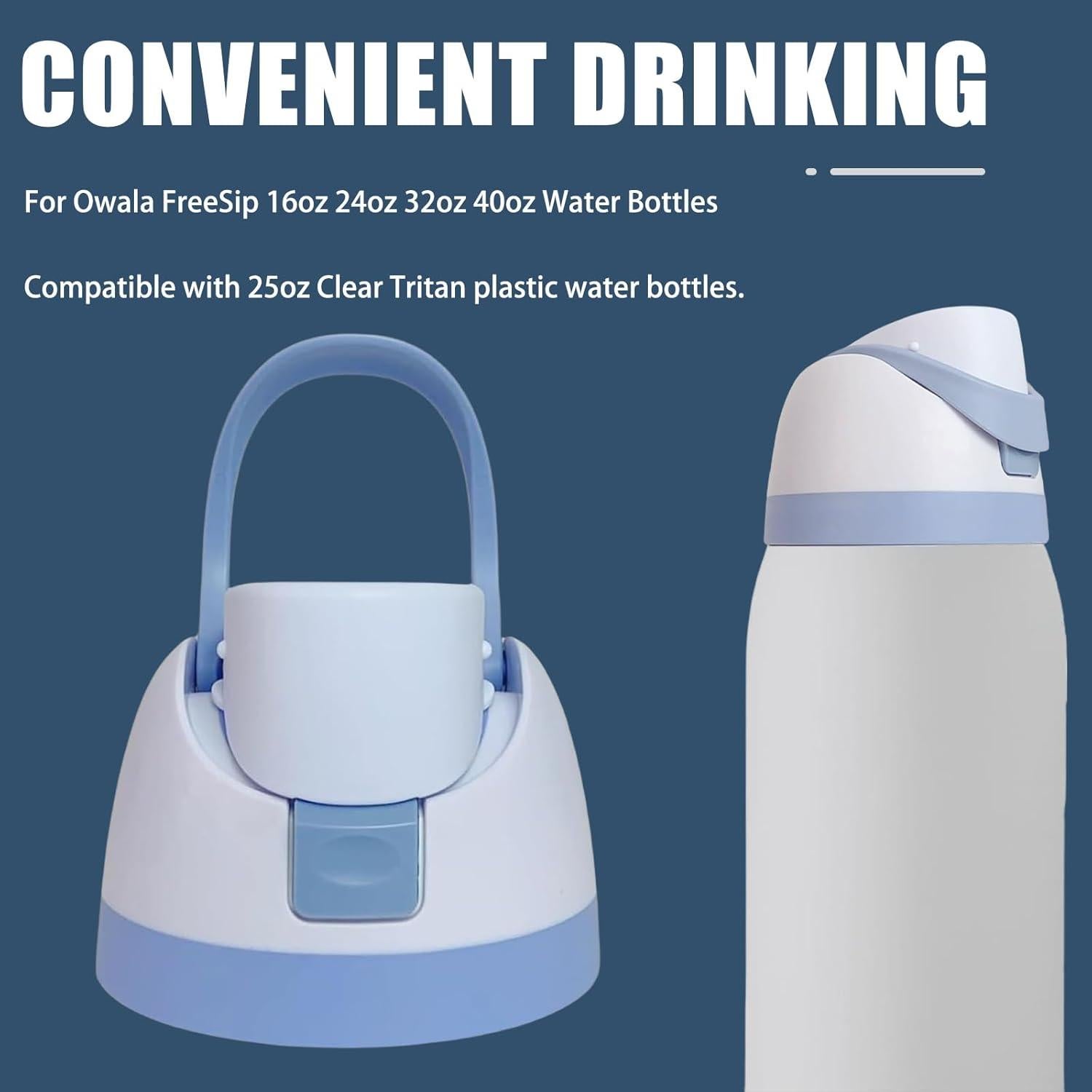 Tapa de Reemplazo NIGRITY para Botellas Owala Freesip 25oz Azul