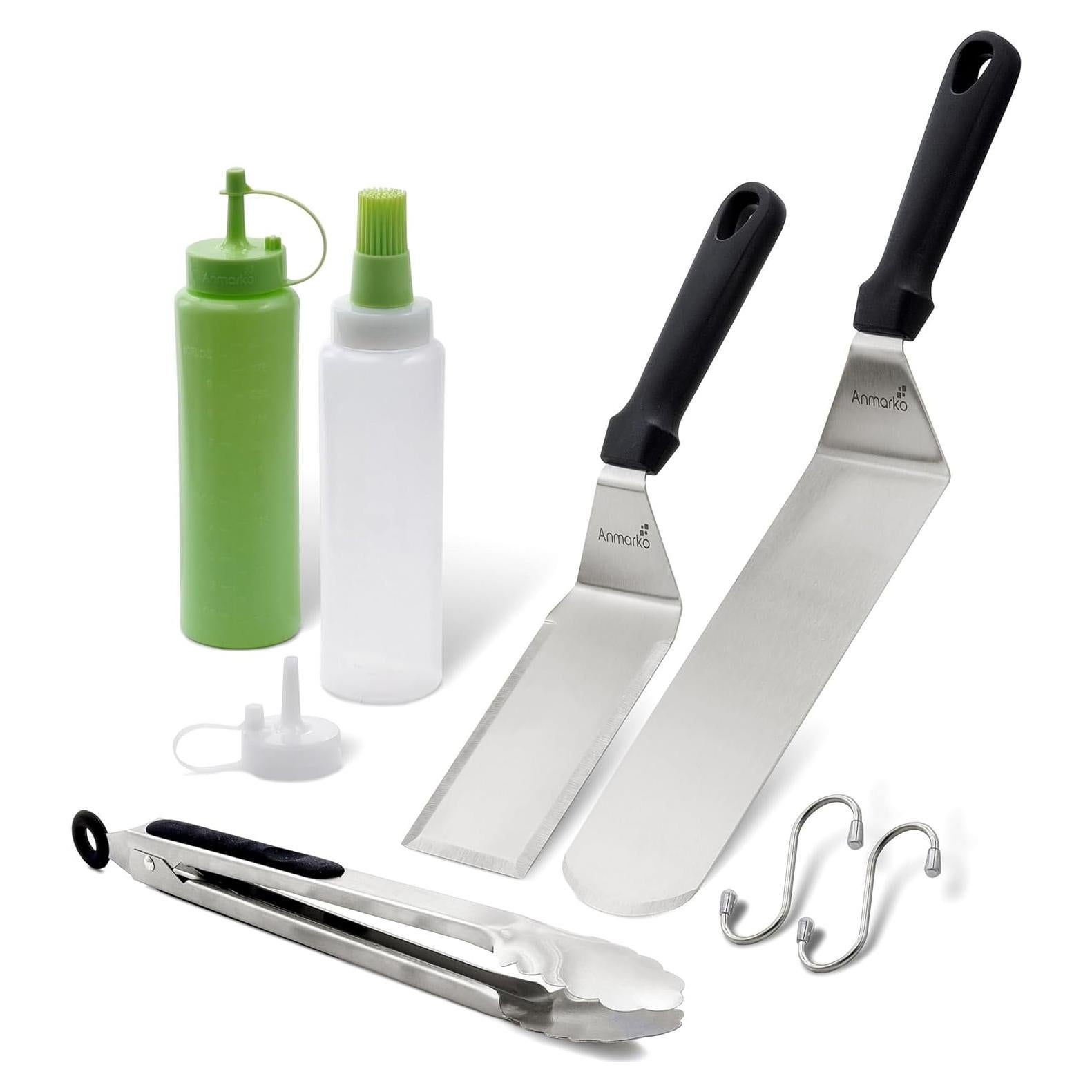 Juego de Espátulas de Acero Inoxidable Anmarko - 4 Piezas