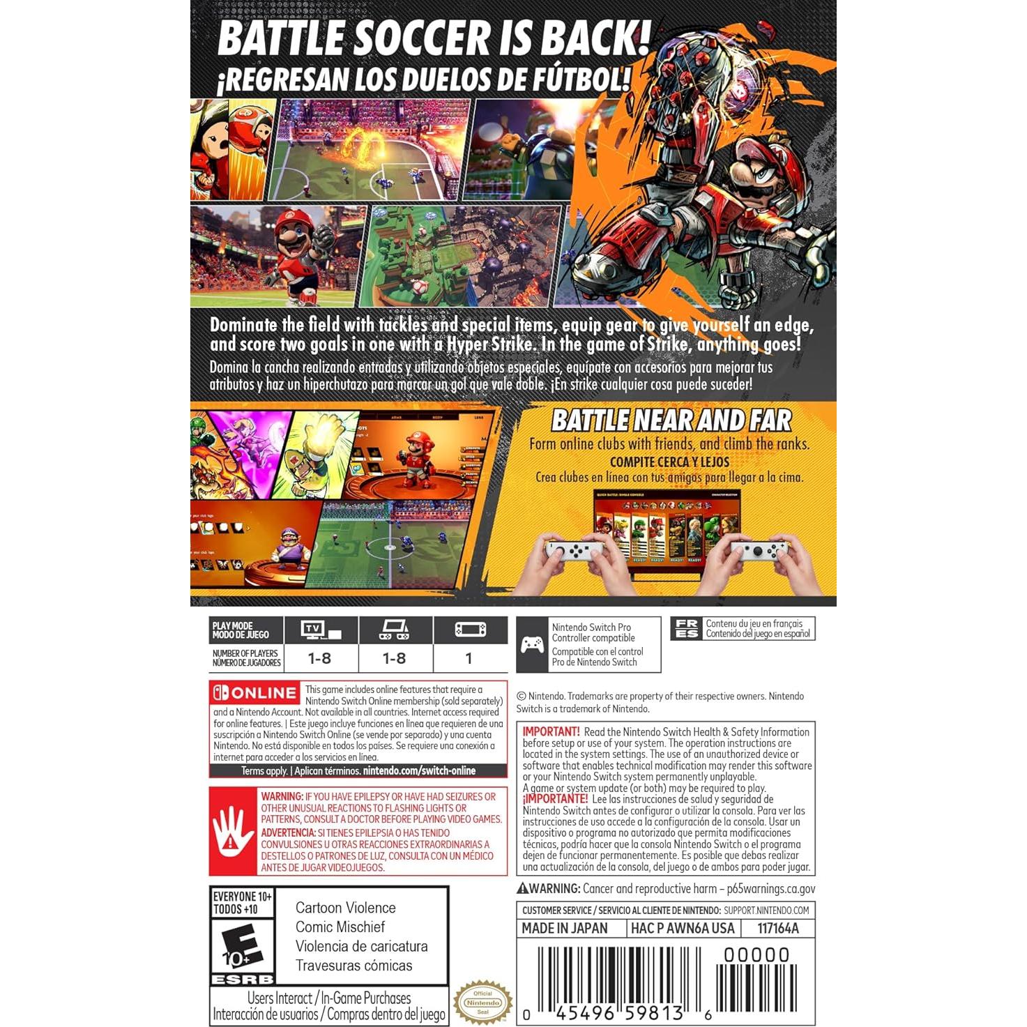 Mario Strikers: Battle League - Nintendo Switch - Fútbol 5vs5