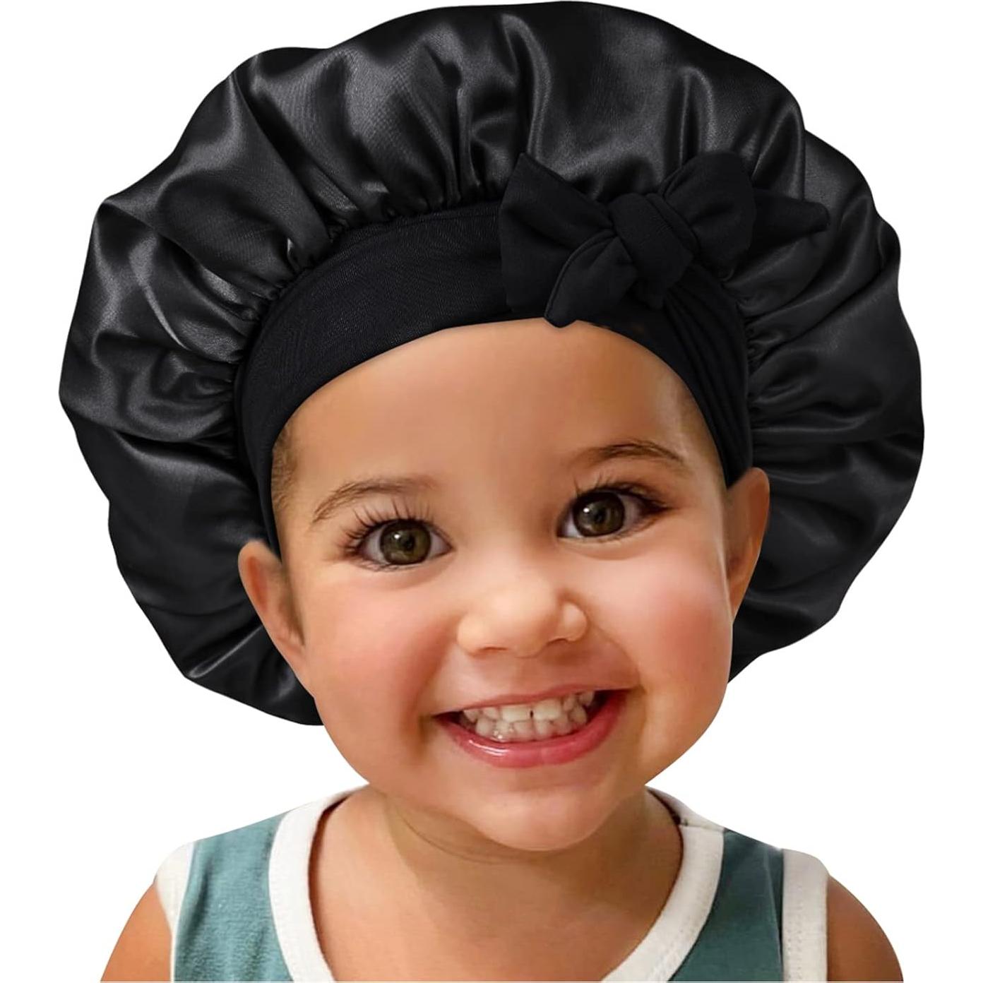 Gorro de Seda Satinada para Niños - 2 Piezas Ajustables