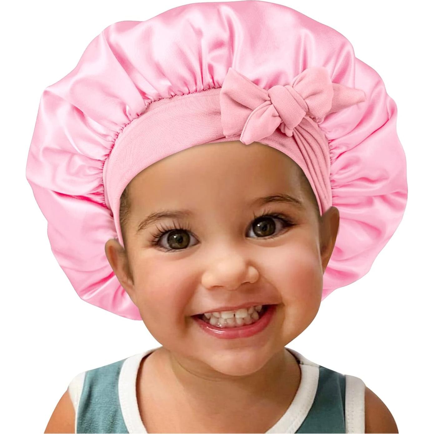 Gorro de Seda Satinada para Niños - 2 Piezas Ajustables