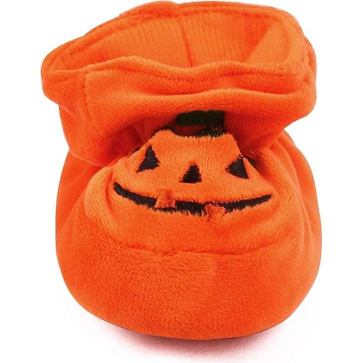 Botas para Bebé ESTAMICO Naranja 0-3 Meses Antideslizantes