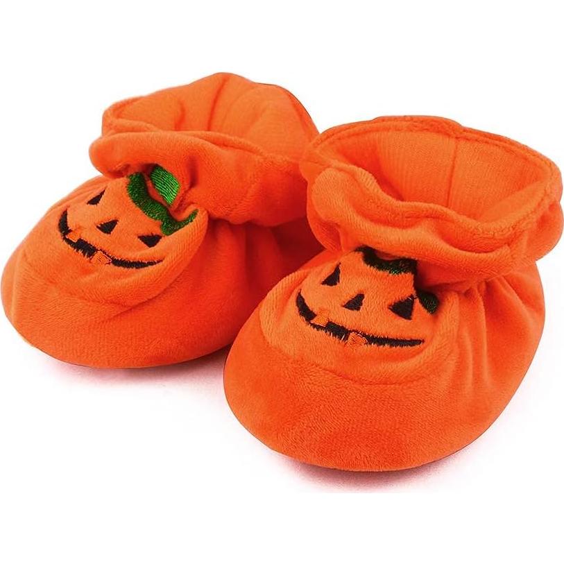 Botas para Bebé ESTAMICO Naranja 0-3 Meses Antideslizantes