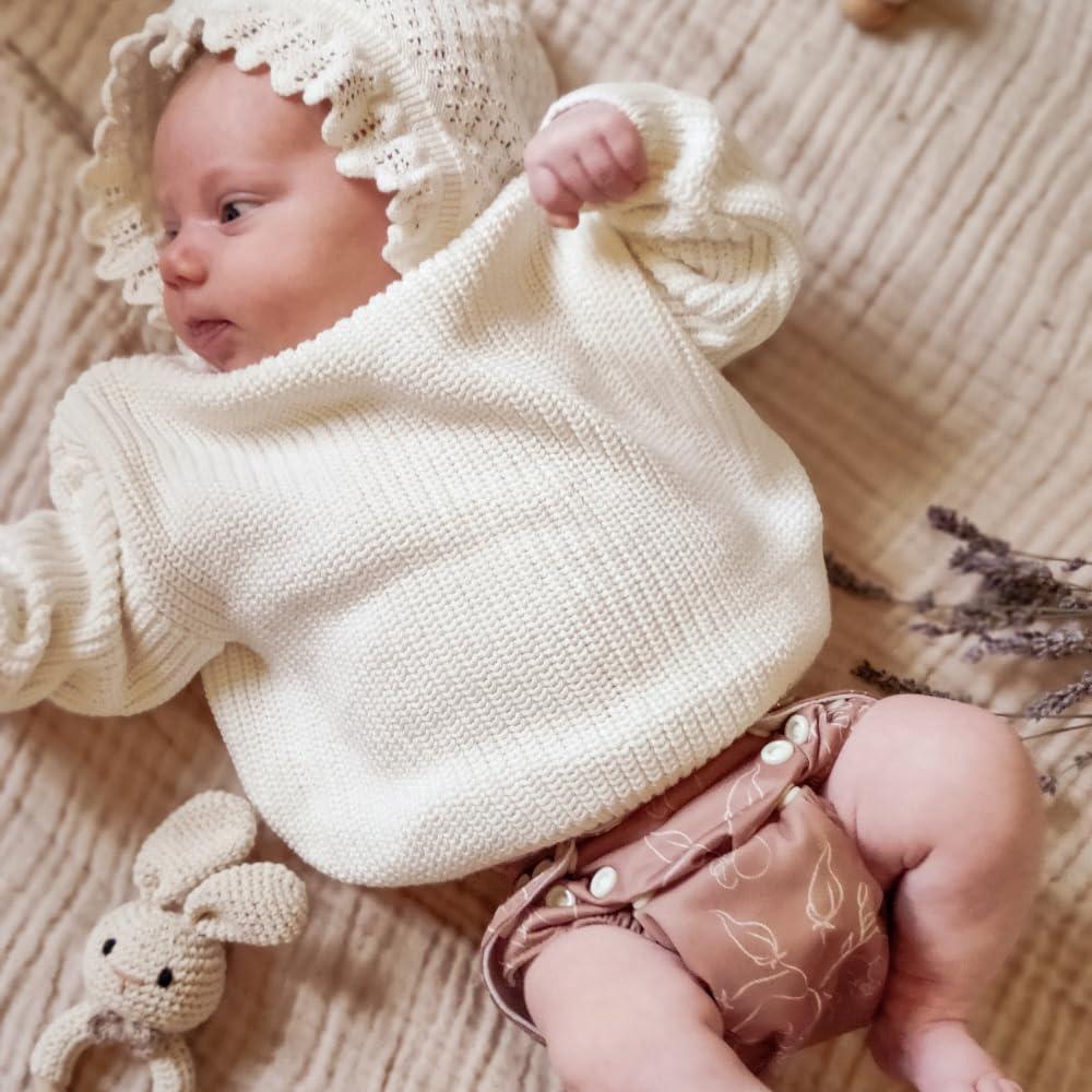 Paquete de 14 Pañales de Tela Todo en Uno Nora - Recién Nacidos