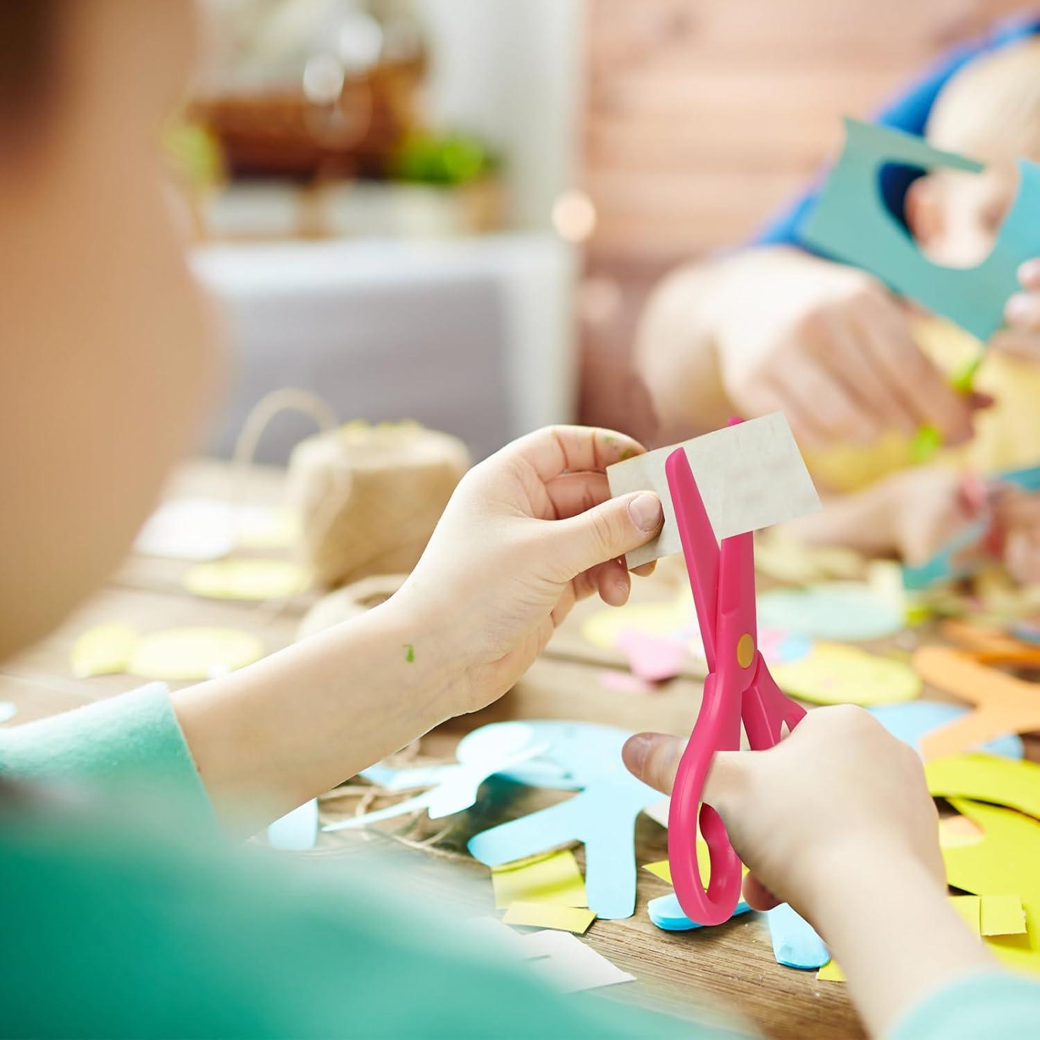 30 Tijeras de Seguridad para Niños Dcocdeely Multicolores