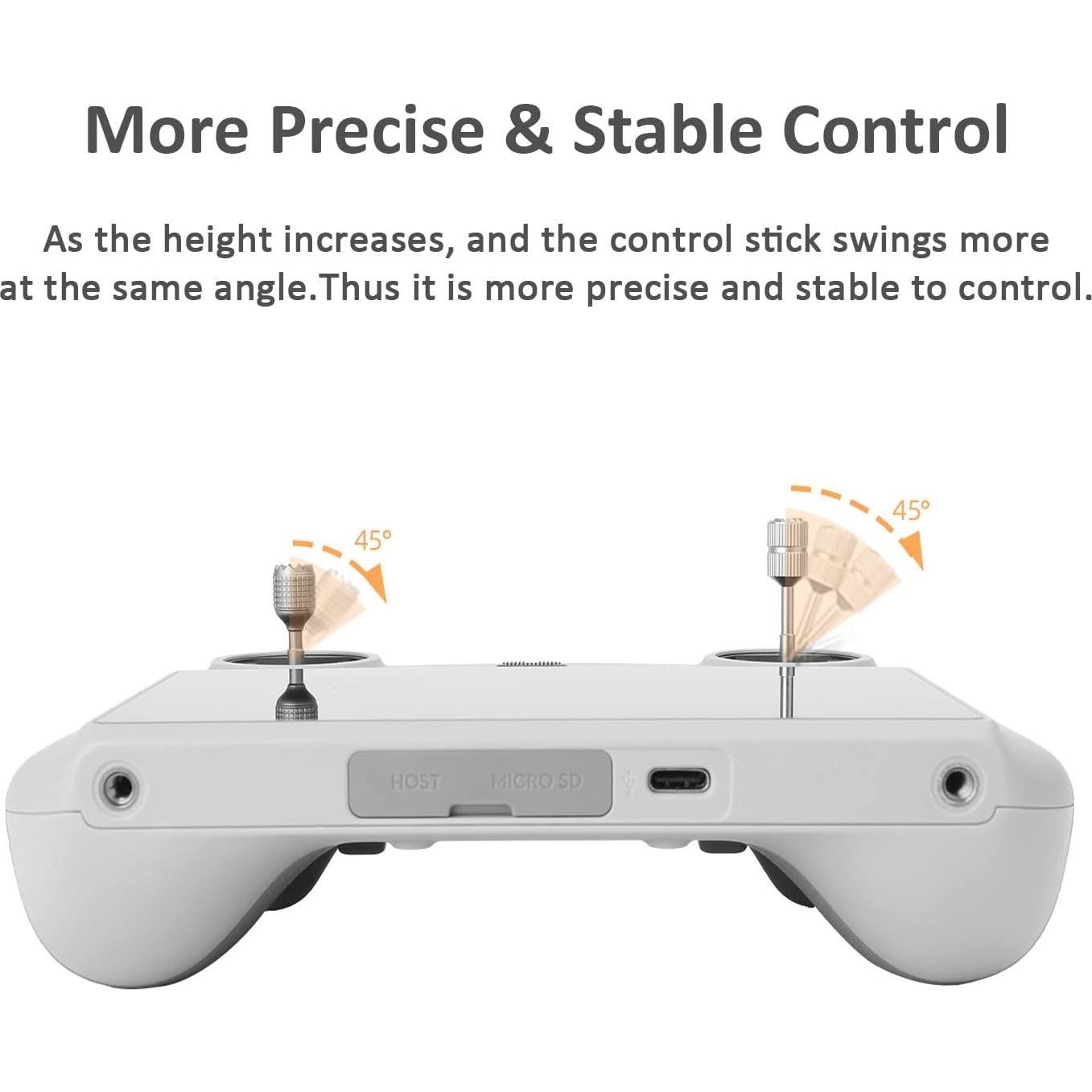 Palancas de Control Extendidas BEHORSE para DJI Mini 3/4/Mavic 3