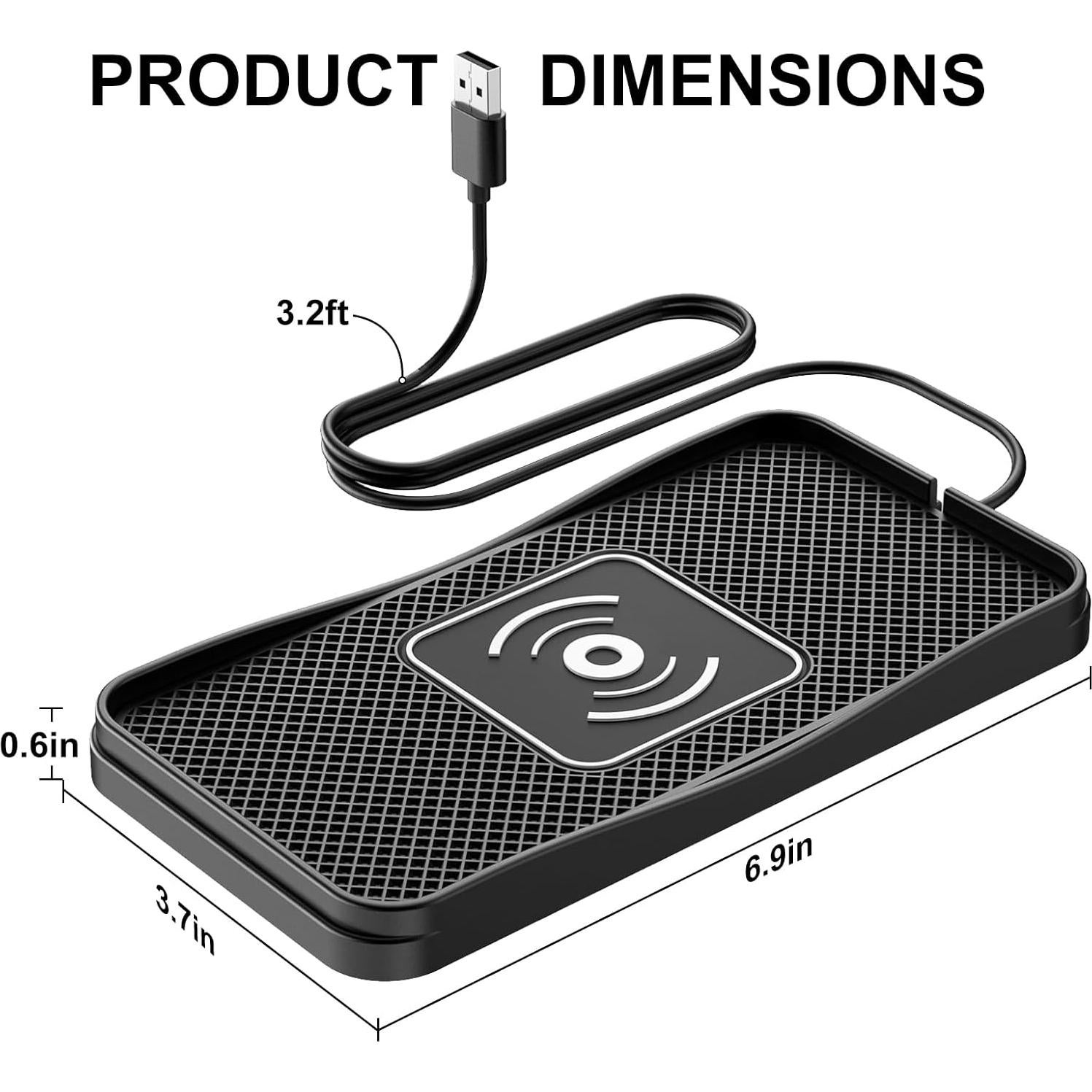 Cargador Inalámbrico para Auto Gumnay 20W Carga Rápida