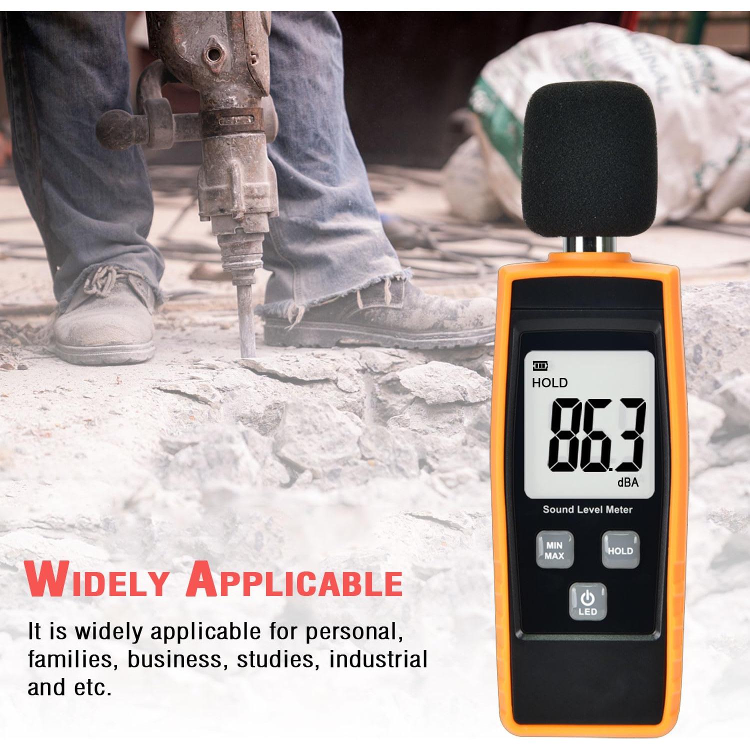 Medidor de Sonido V-Resourcing VLT111 30-130 dB Portátil