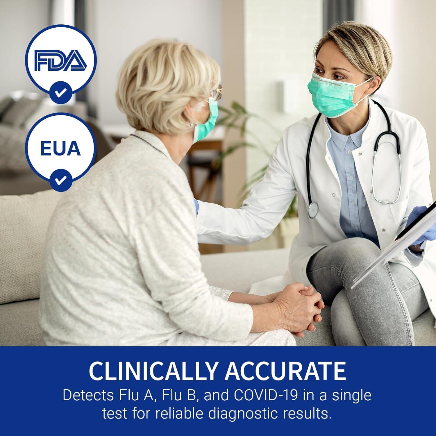 Prueba Rápida Multiplex CorDx TyFast Flu A/B y COVID-19 10 Min