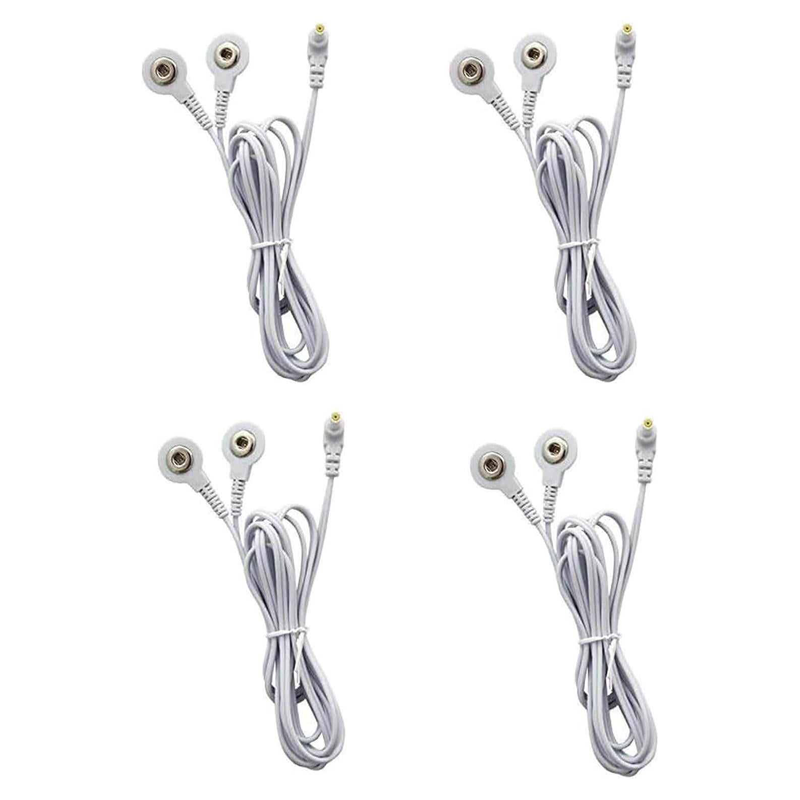 Cables de Reemplazo TENS VOVOU 2.35mm - Paquete de 4