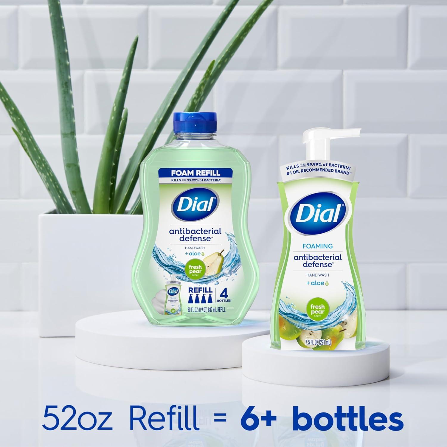 Recarga Jabón de Manos Antibacteriano Dial Pera Fresca 2L