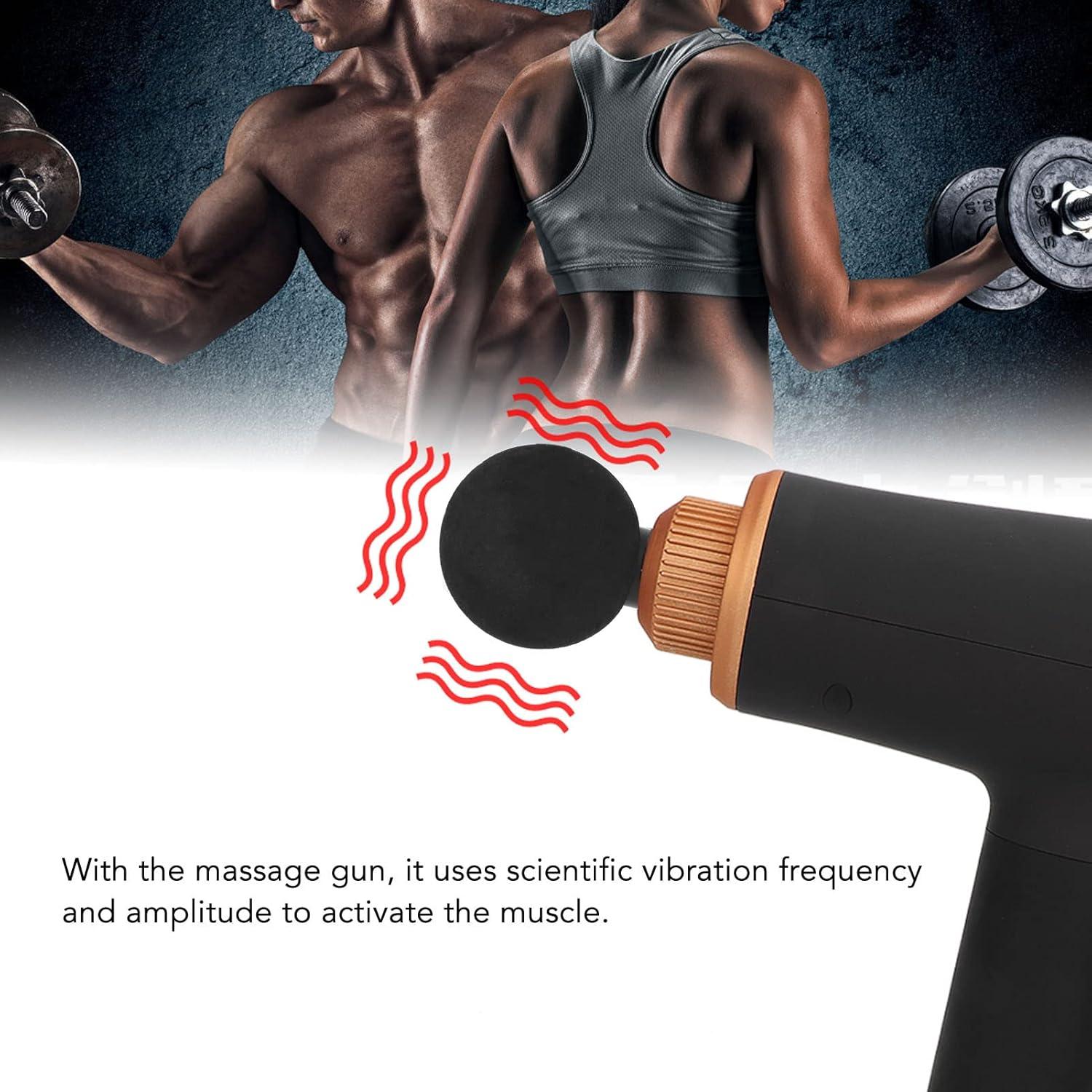 Cabeza de Masaje Muscular ZJchao 19mm EVA para Pistola de Masaje