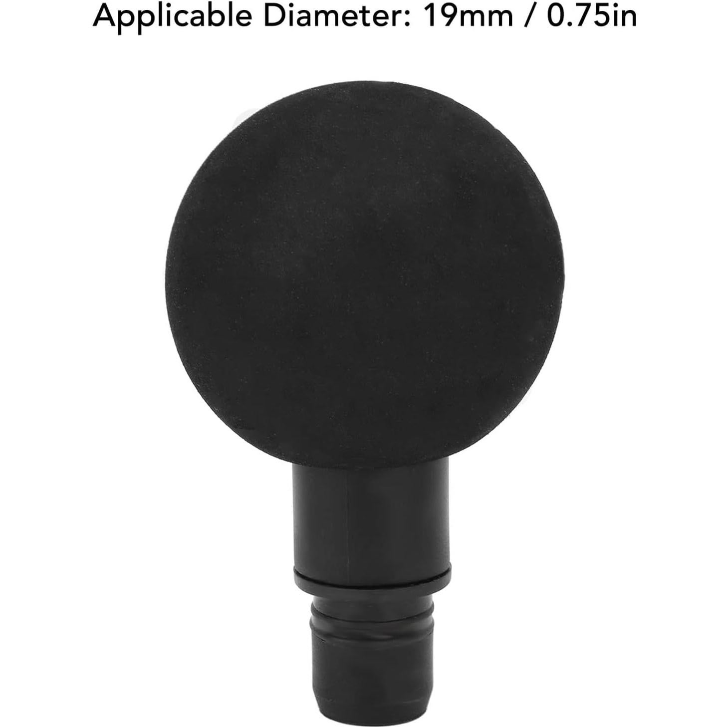 Cabeza de Masaje Muscular ZJchao 19mm EVA para Pistola de Masaje