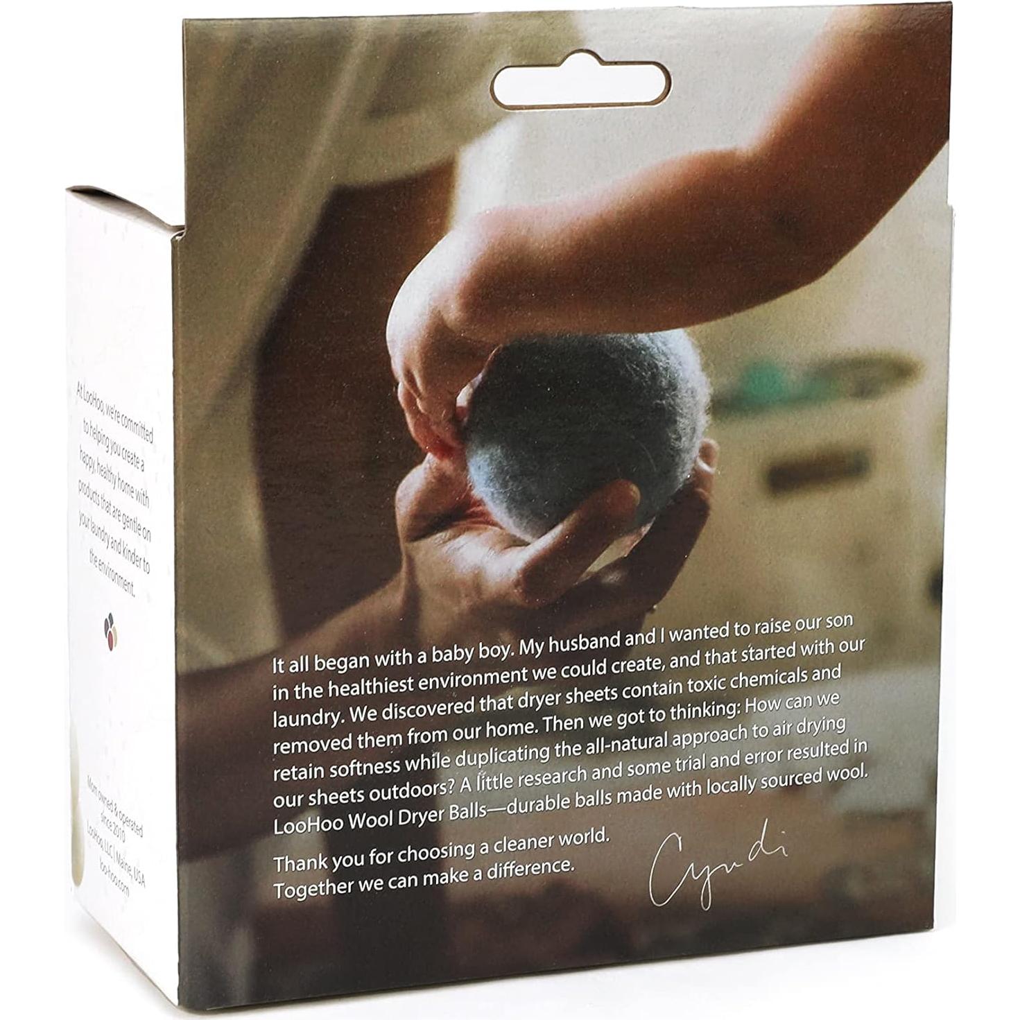 Bolas de Secado de Lana LooHoo - Paquete de 3 Unidades