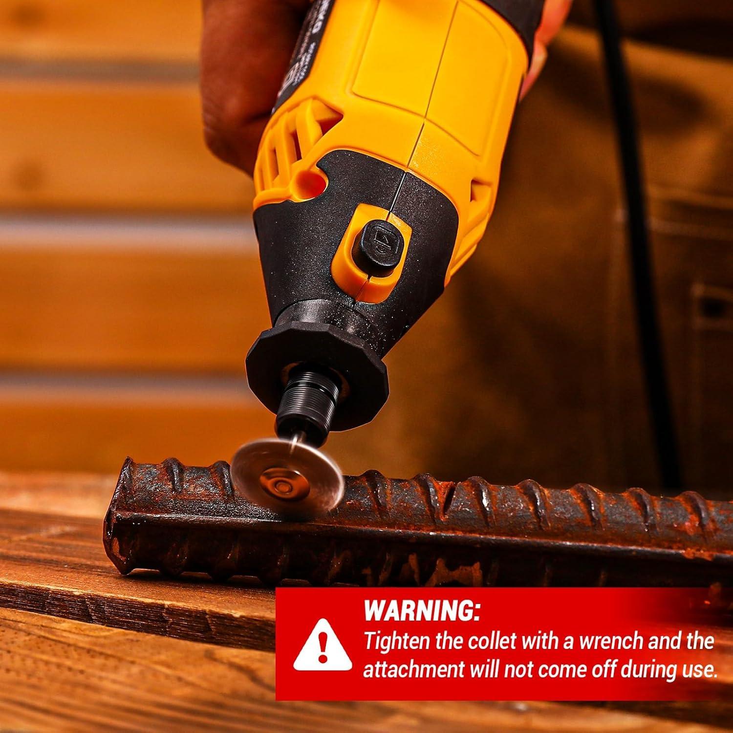 Kit de Herramientas Rotativas DEKOPRO 170W con 127 Accesorios