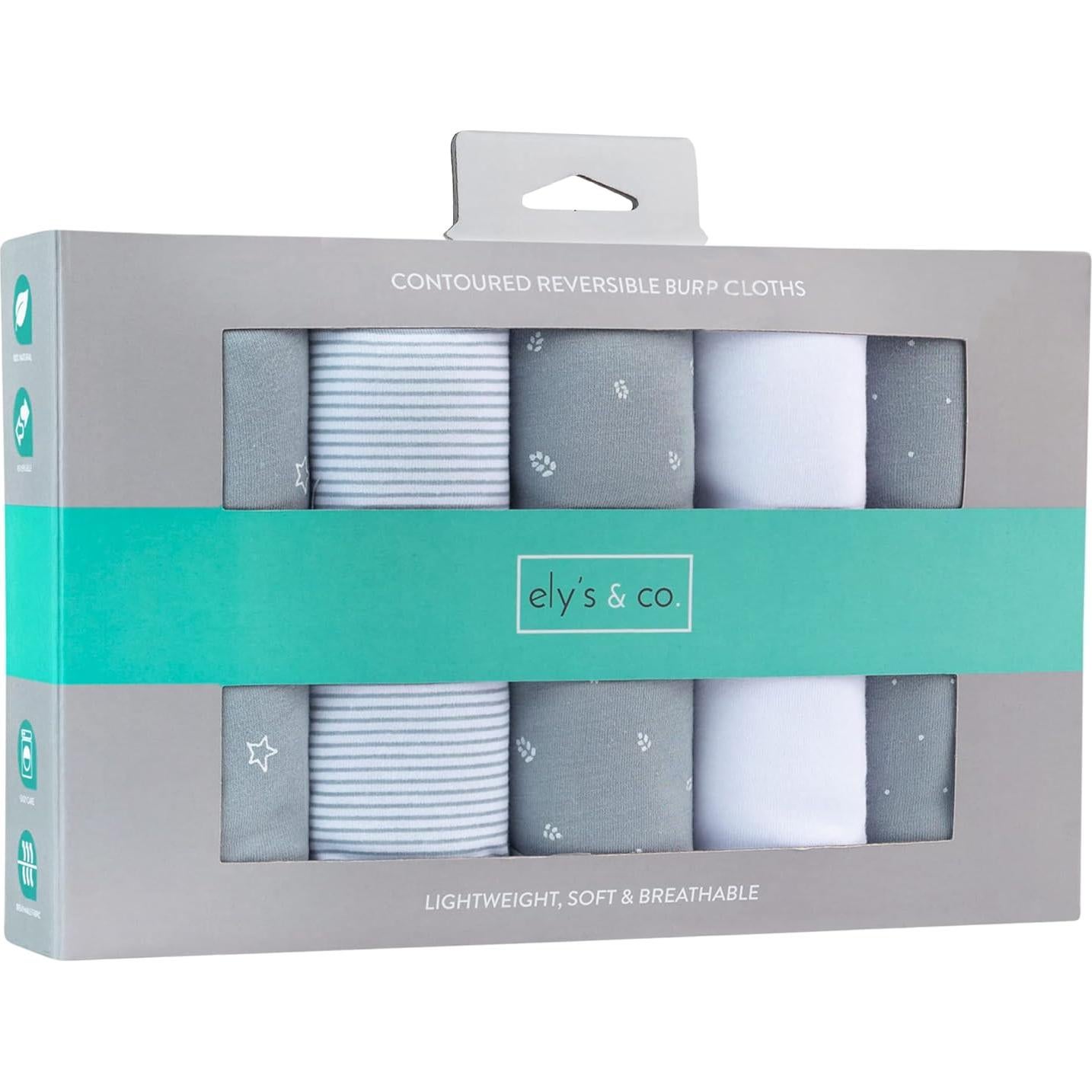 Paquete de 5 Pañales de Eructo Ely's & Co. Algodón 100%