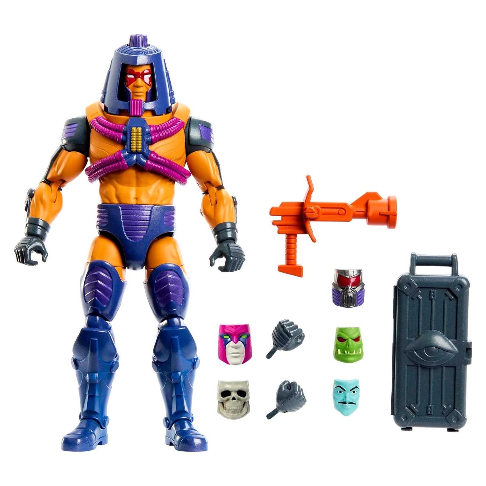 Figura de acción Masterverse Man-E-Faces Mattel 17.78 cm