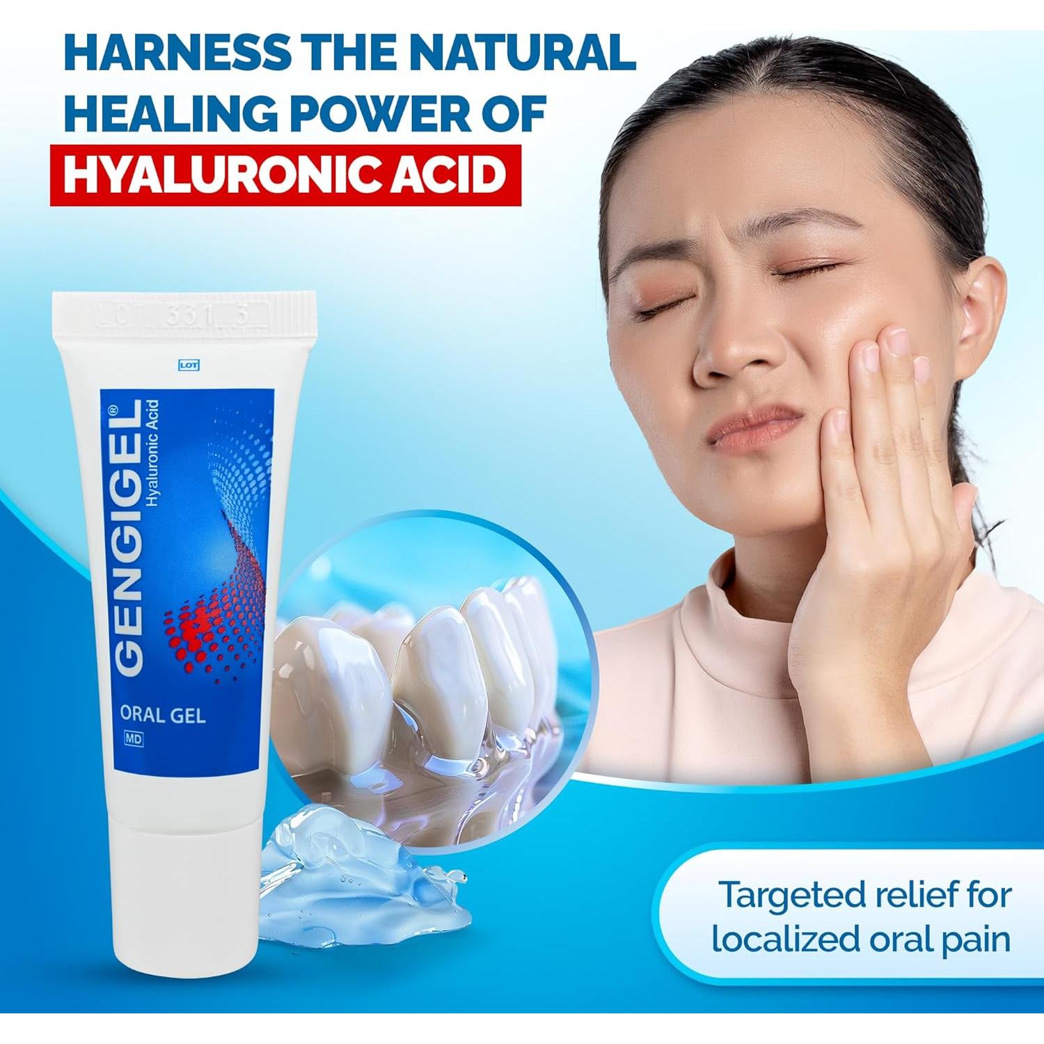 Gengigel Gel Oral 20ml - Ácido Hialurónico para Encías