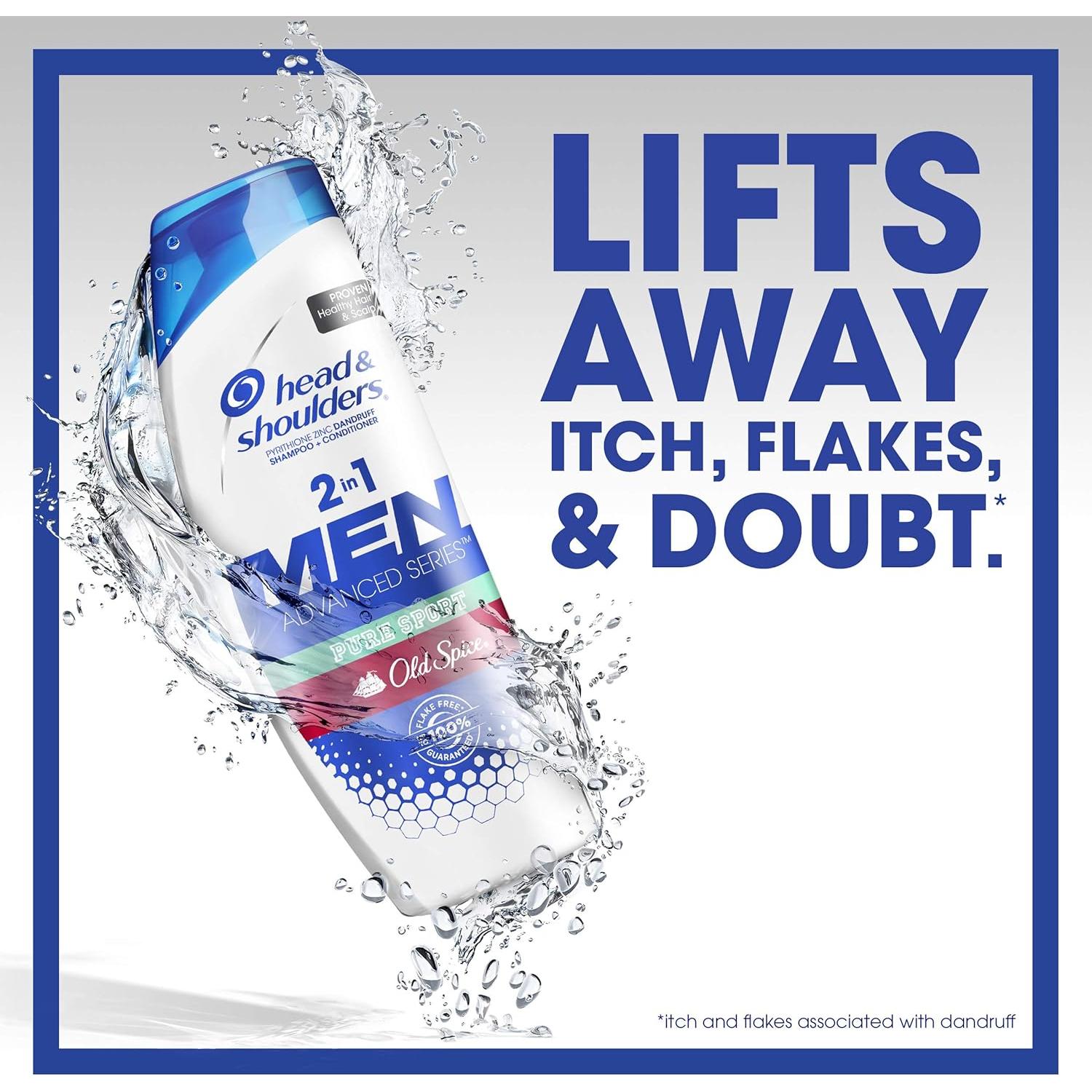 Head & Shoulders Champú y Acondicionador 2 en 1 Anticaspa Old Spice Pure Sport 700 ml