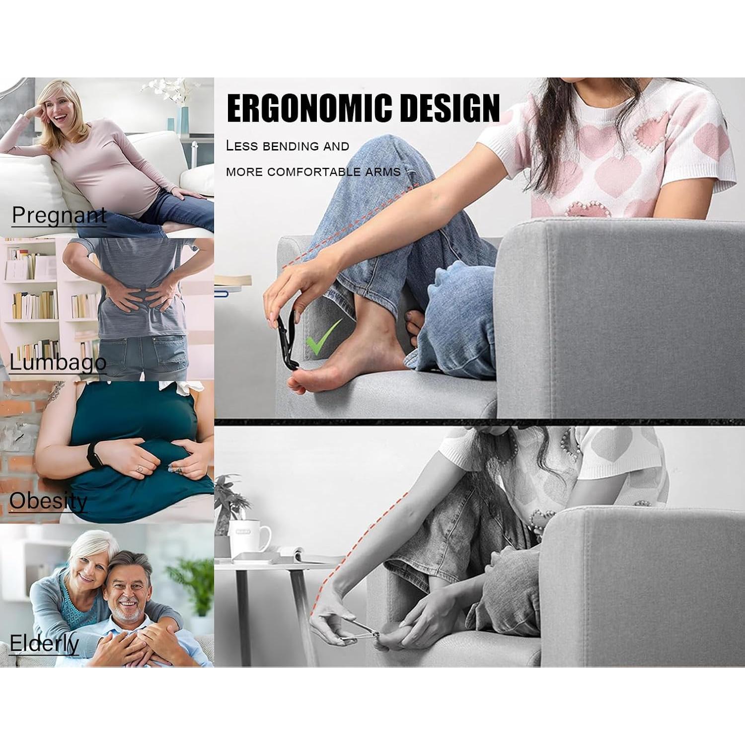 Cortauñas Fotiwesd para Personas Mayores - Mandíbula Ancha