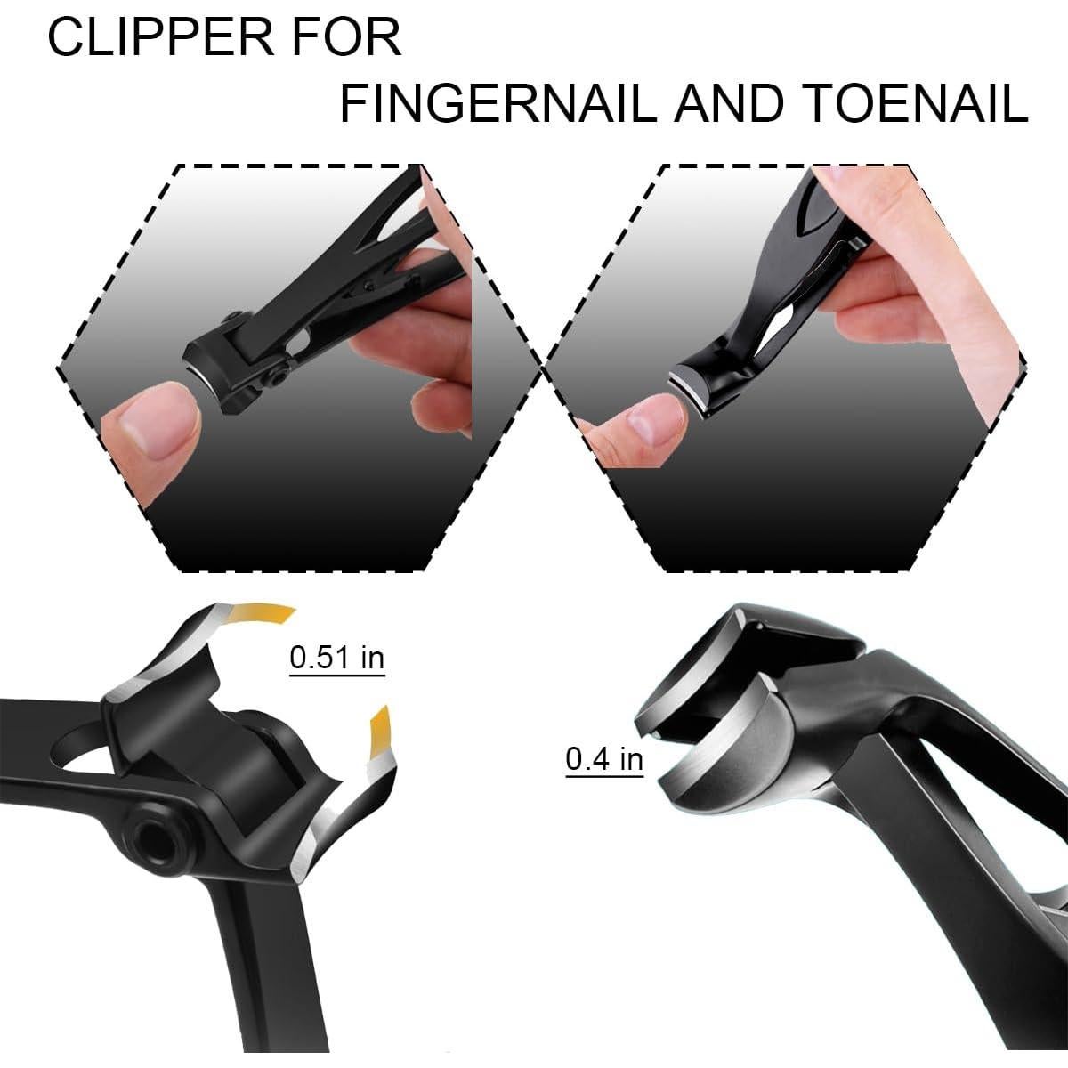 Cortauñas Fotiwesd para Personas Mayores - Mandíbula Ancha