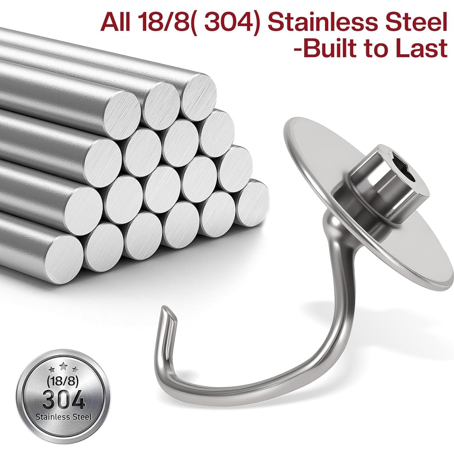 Gancho para Masa Acero Inoxidable Mttobo 4.5-5 Qt KitchenAid