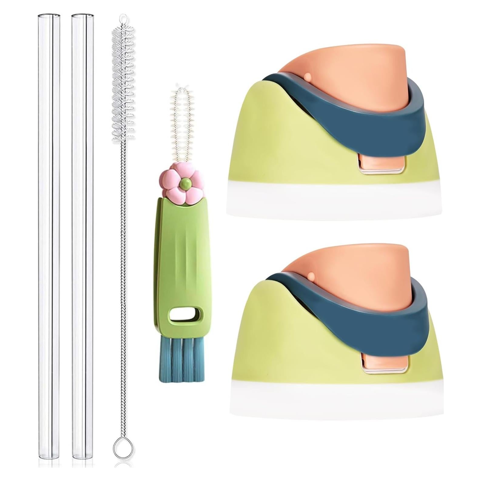 Paquete de 2 tapas de repuesto Owala Freesip + accesorios