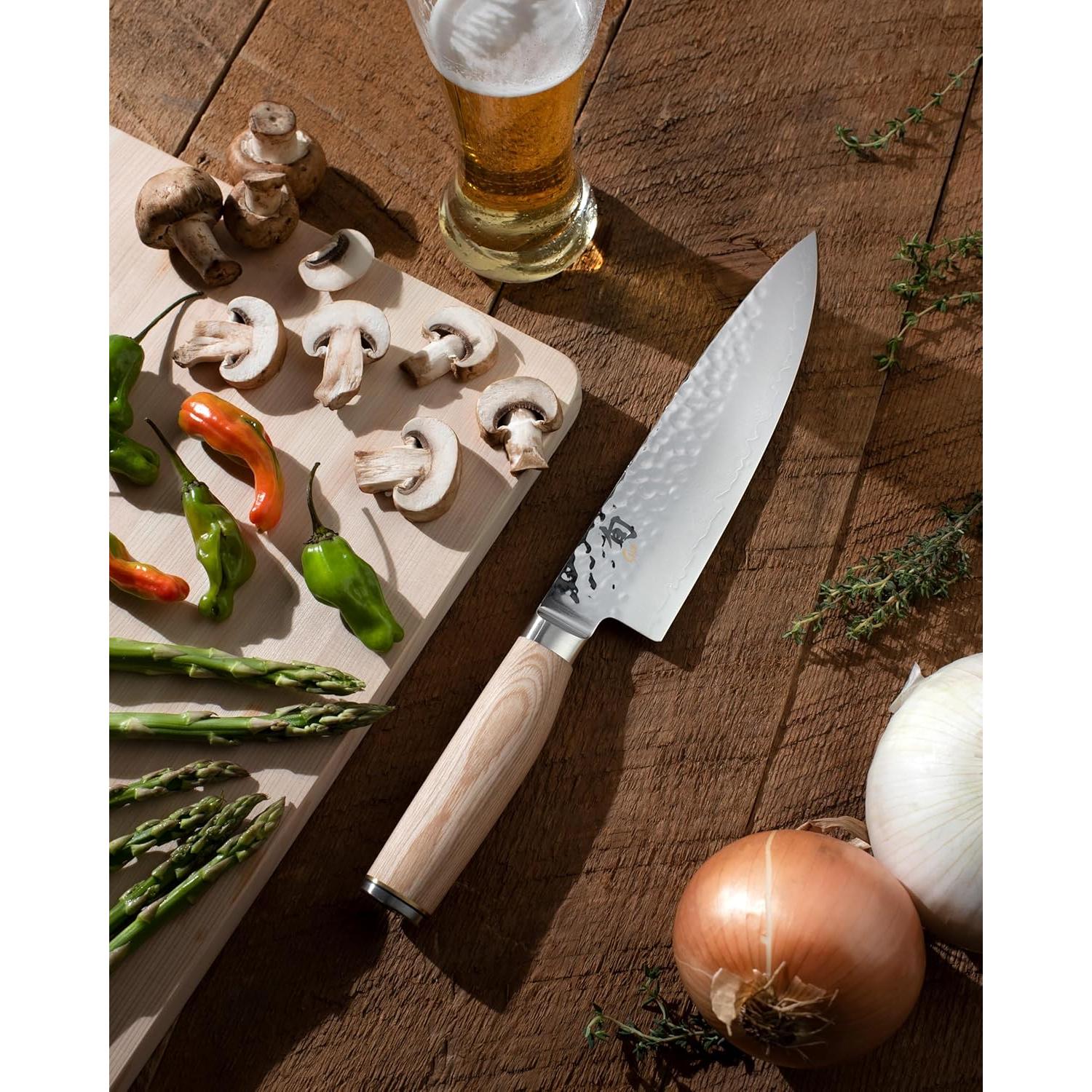 Conjunto de Cuchillos Shun Premier Blonde 3 Piezas Acero Damasco