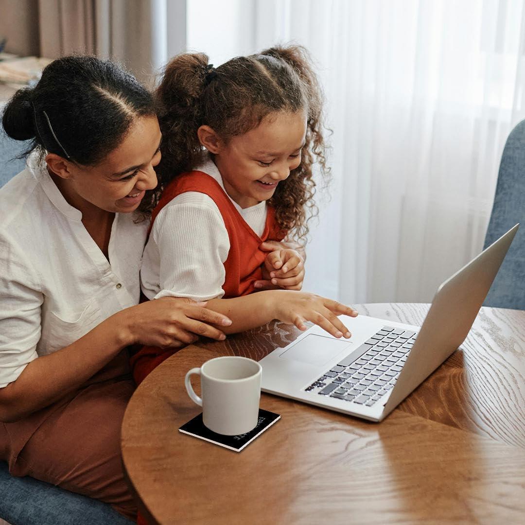 Juego de 4 Posavasos de Cerámica 3dRose Diseño Náutico