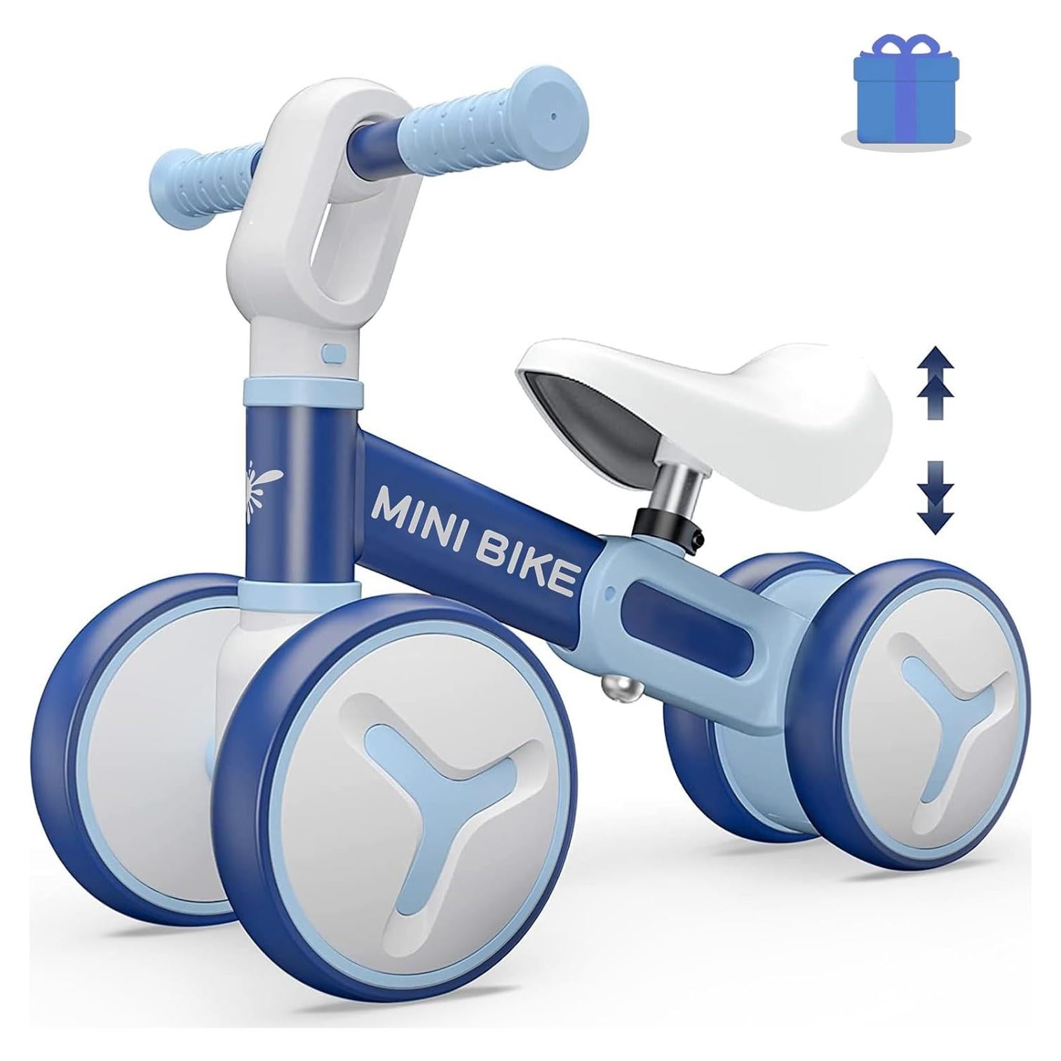 Bicicleta de Equilibrio YGJT para Bebés 12-36 Meses Azul