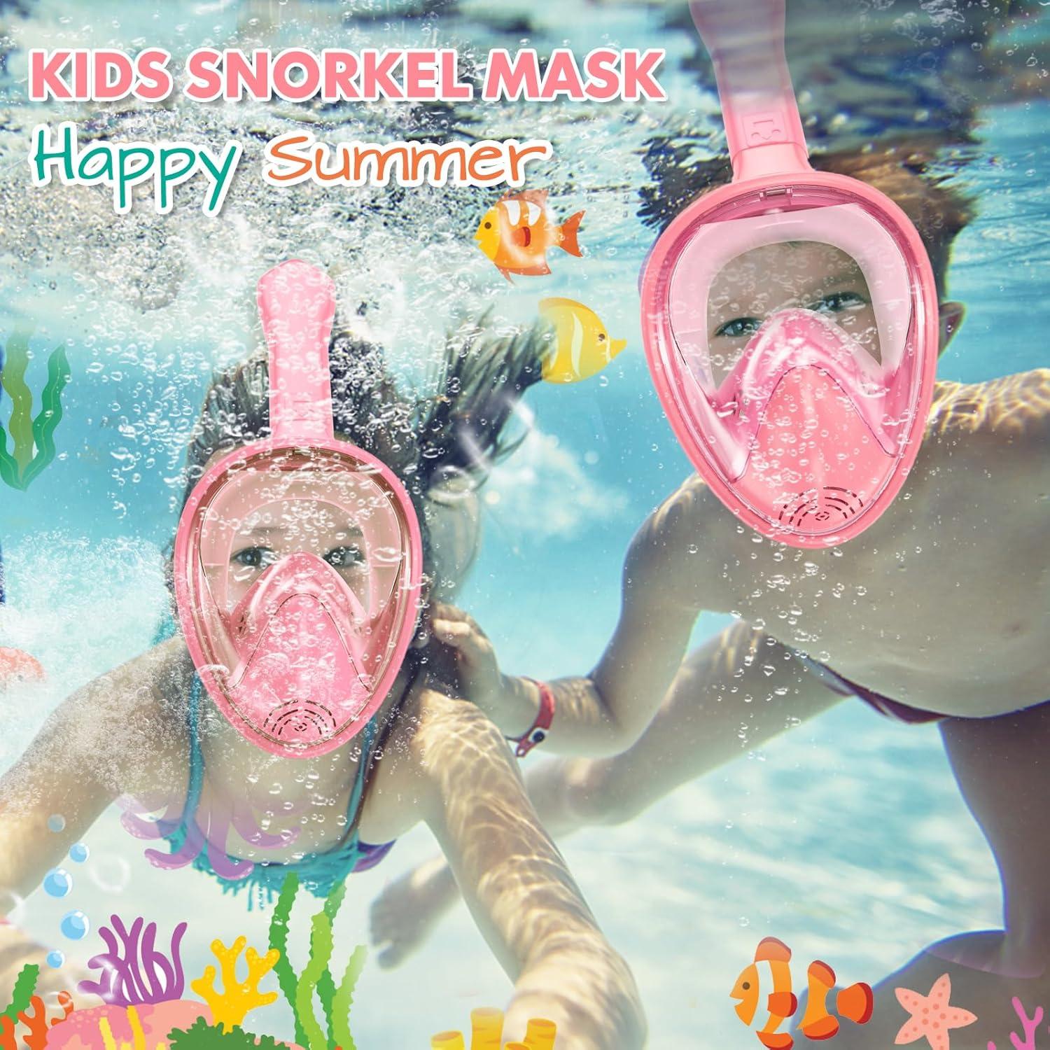 Máscara de Snorkel Hydiview para Niños 2-14 Años Antifugas