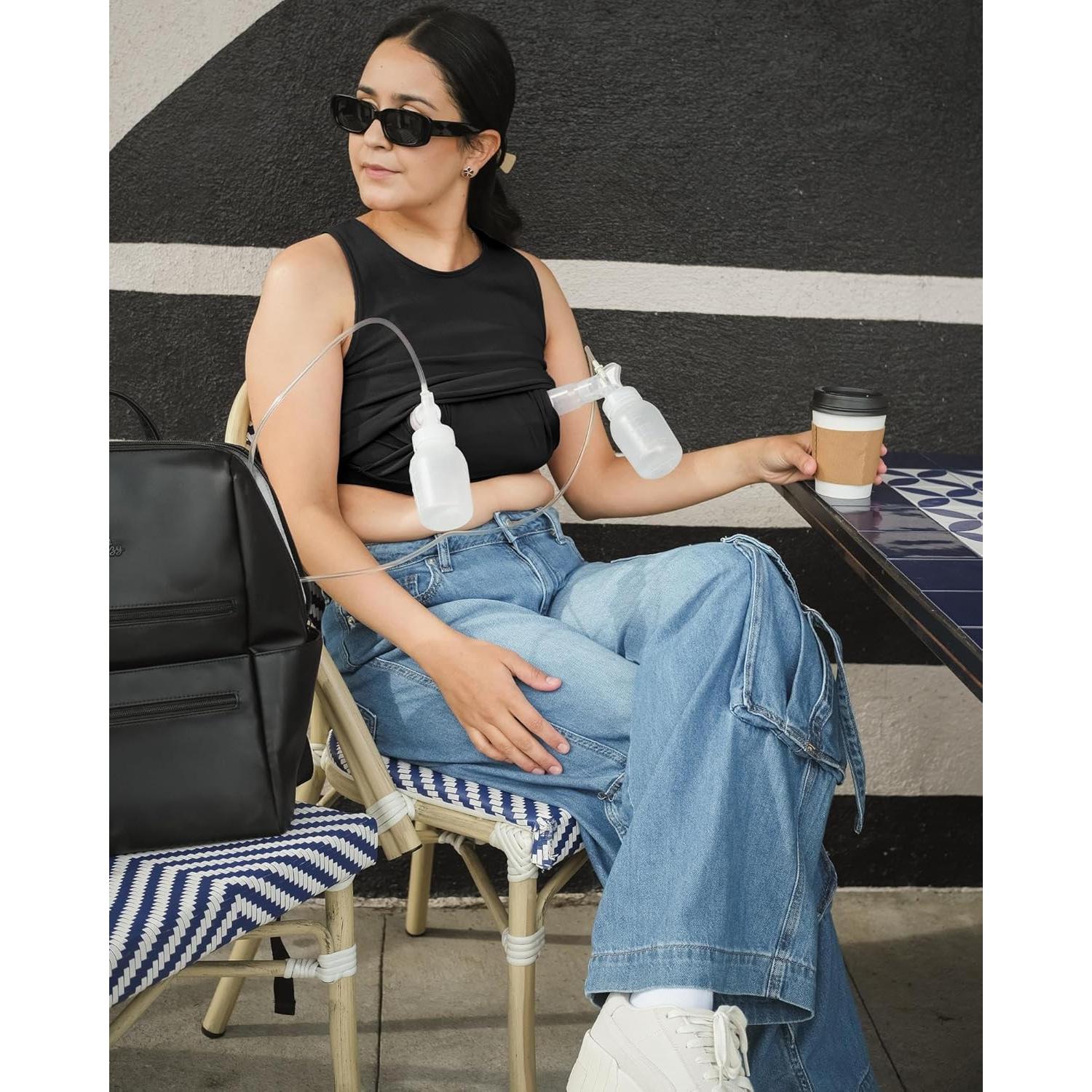 Sujetador de Lactancia Sublime Bravely Kindred Negro X-Pequeño