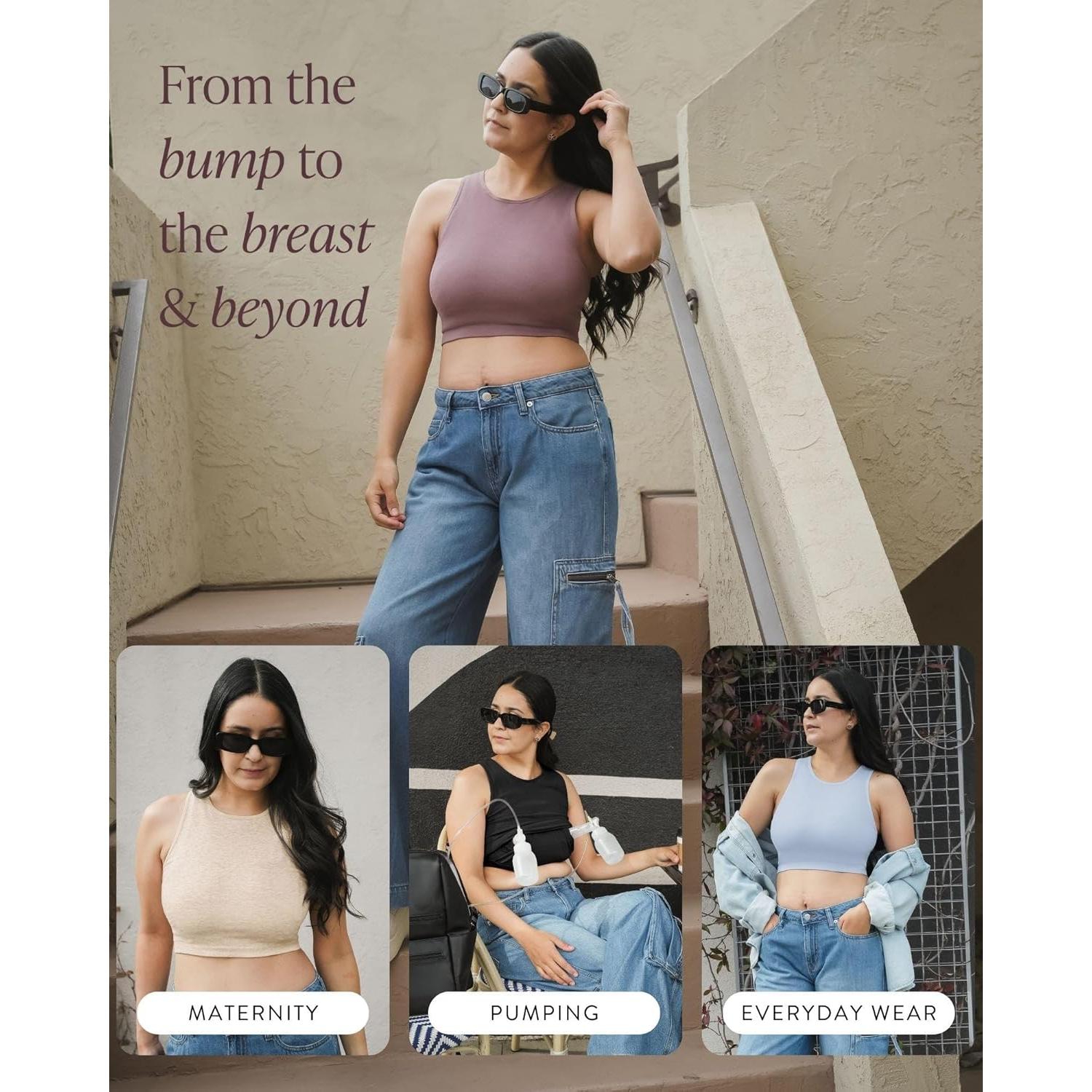 Sujetador de Lactancia Sublime Bravely Kindred Negro X-Pequeño