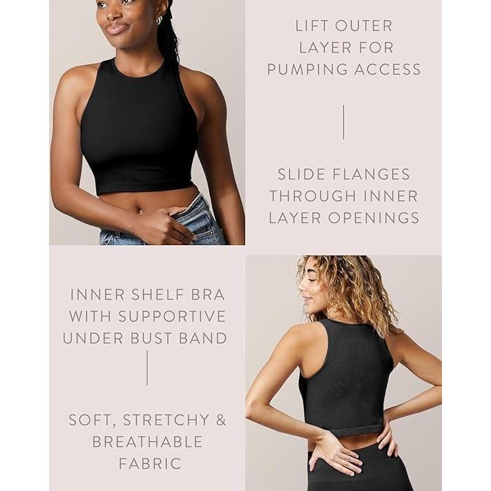 Sujetador de Lactancia Sublime Bravely Kindred Negro X-Pequeño