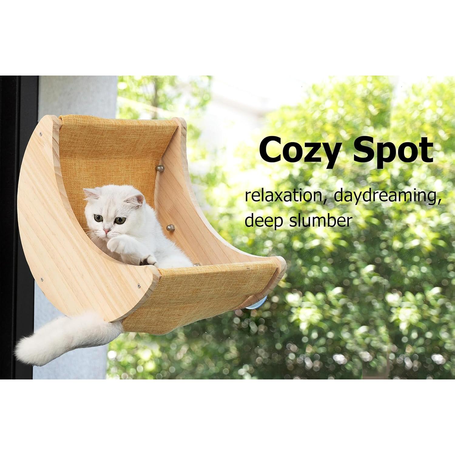 Cama para Gatos HAPYKITYS Luna en Ventana 39x31cm
